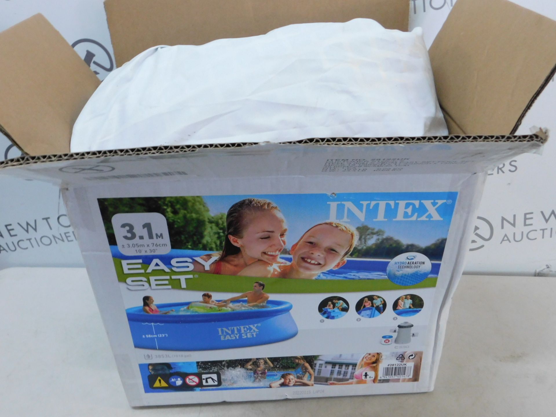 1 BOXED INTEX EASY SET SWIMMING POOL RRP Â£39.99