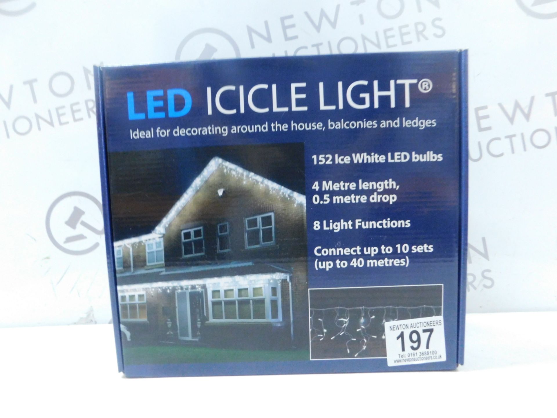 1 BOXED LED ICICLE STRING LIGHT RRP Â£49.99