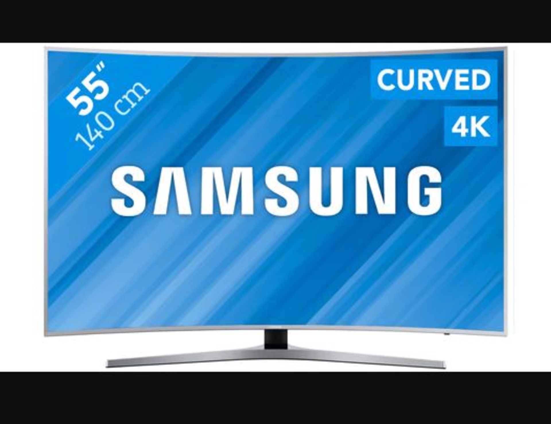 1 BOXED SAMSUNG UE55MU6500 CURVED HDR 4K ULTRA HD SMART TV, 55" WITH TVPLUS/FREESAT HD & ACTIVE