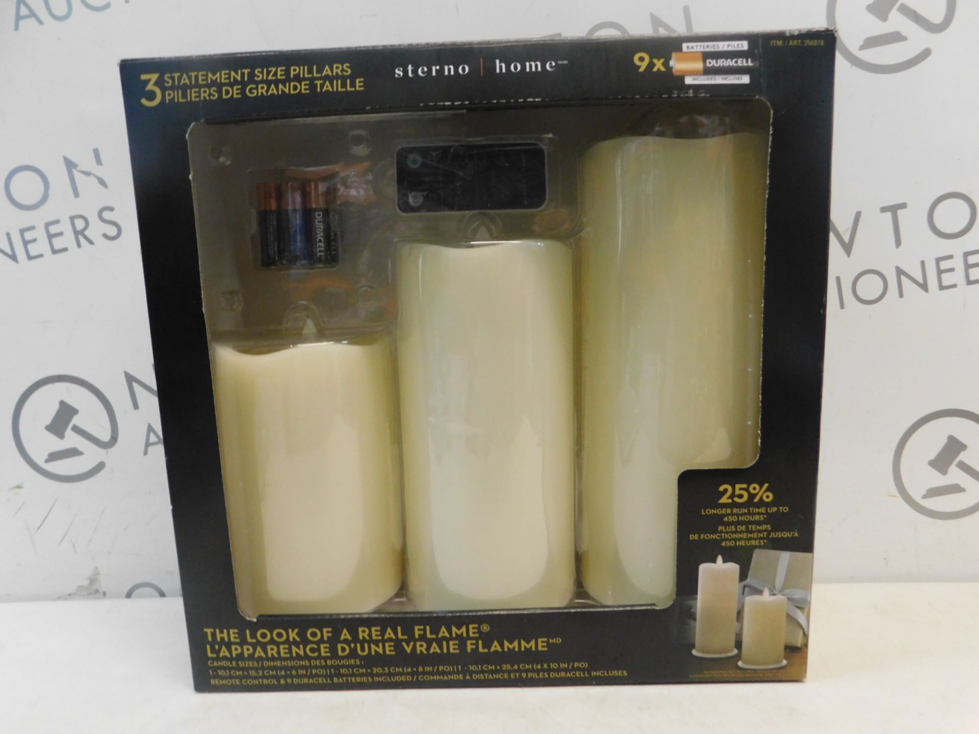 1 BOXED STERNO LED WAX CANDLES RRP Â£24.99