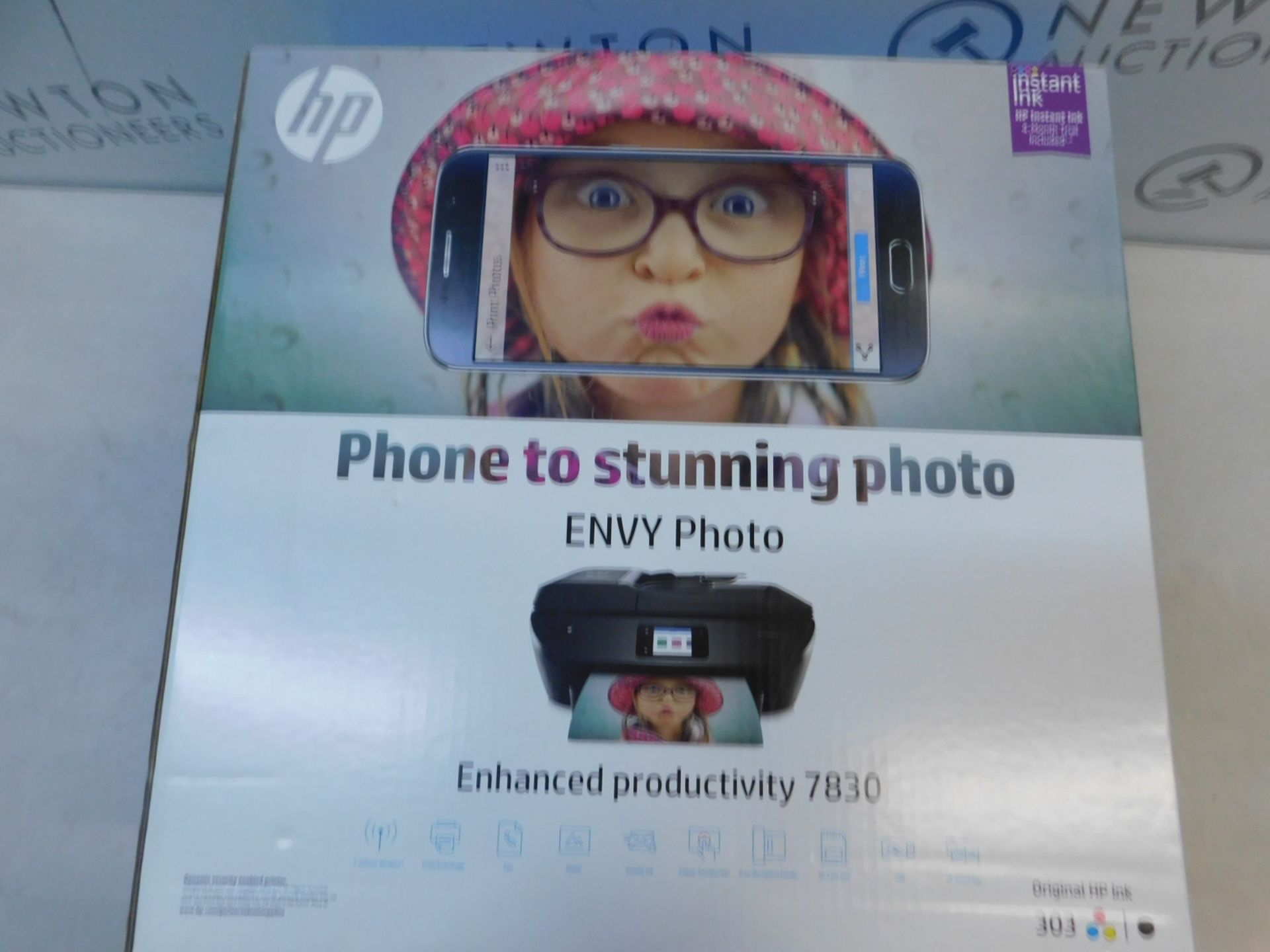 1 BOXED HP ENVY PHOTO 7830 ALL IN ONE PRINTER RRP Â£149.99