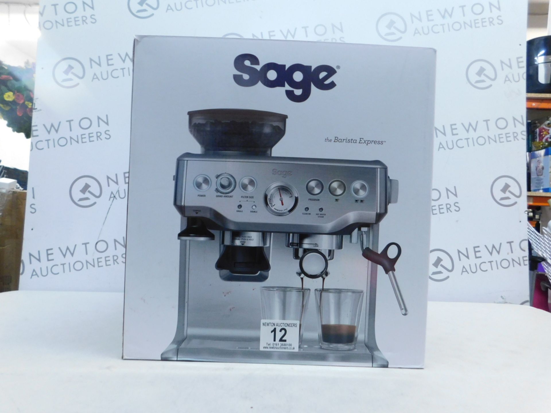 1 BOXED SAGE BARISTA EXPRESS BES870UK BEAN TO CUP COFFEE MACHINE RRP Â£599.99