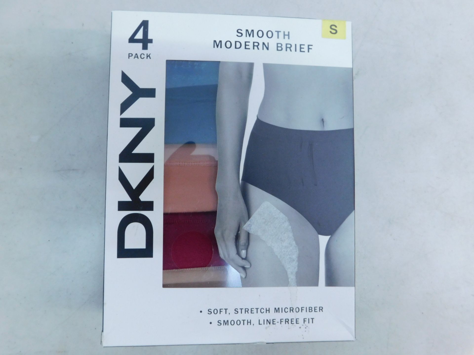 1 BOXED DKNY SMOOTH MODERN BRIEF 4 PACK SIZE SMALL RRP Â£39.9