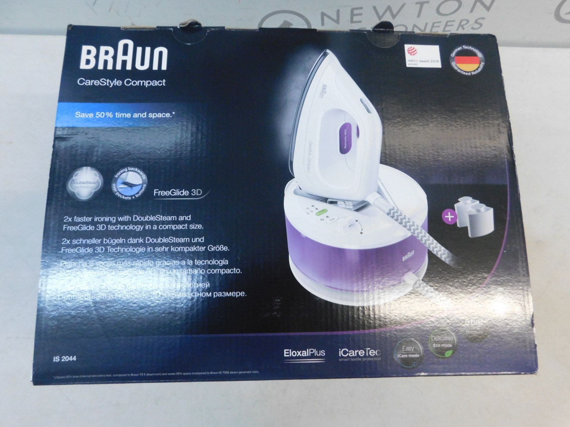 1 BOXED BRAUN CARESTYLE COMPACT STEAM GENERATOR IRON RRP Â£199