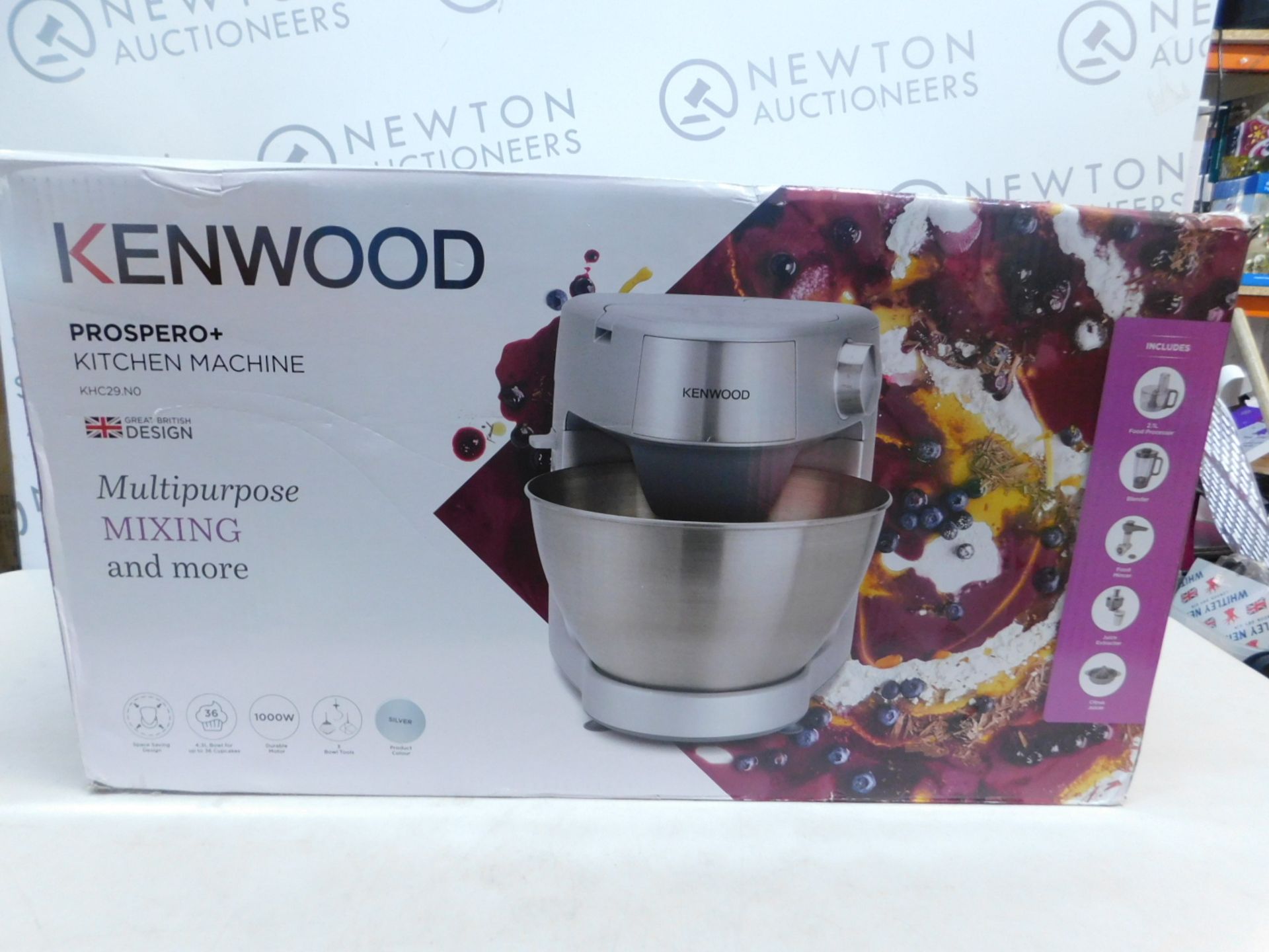 1 BOXED KENWOOD PROSPERO KHC29 COMPACT STAND MIXER KITCHEN MACHINE 1000W RRP Â£269