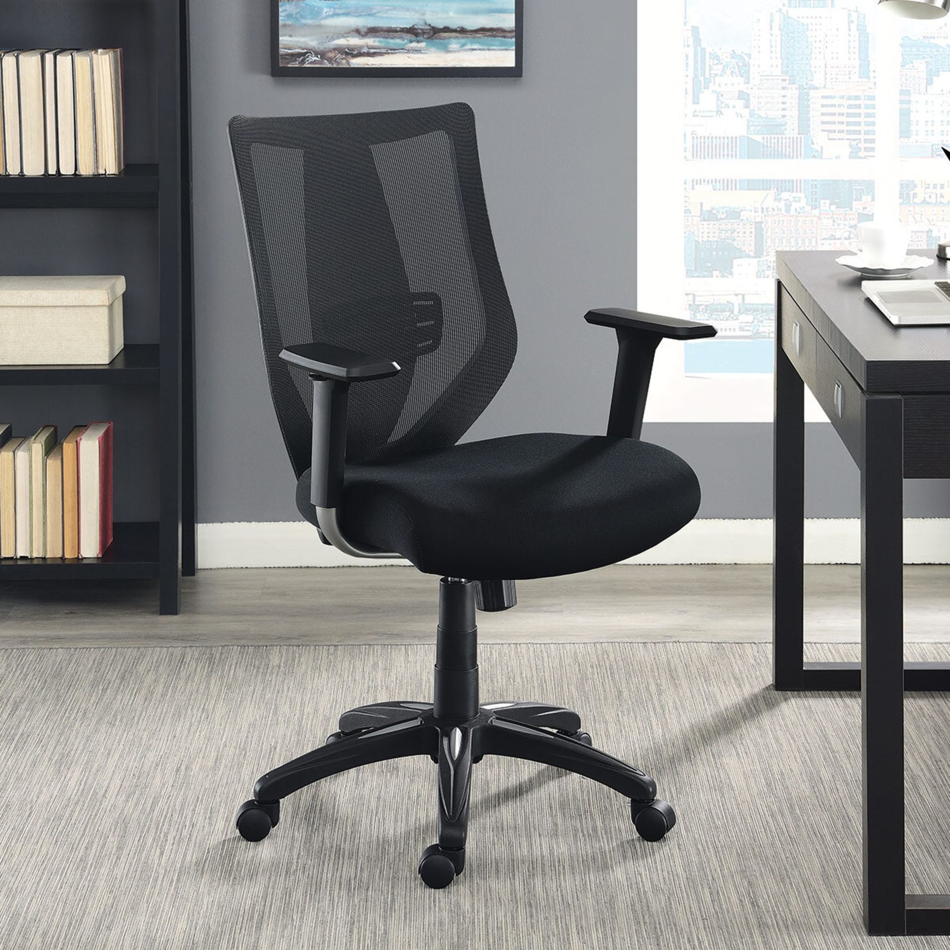 1 TRUE INNOVATIONS MESH OFFICE CHAIR RRP Â£149 (DOESN'T STAY UP, PICTURES FOR ILLUSTRATION