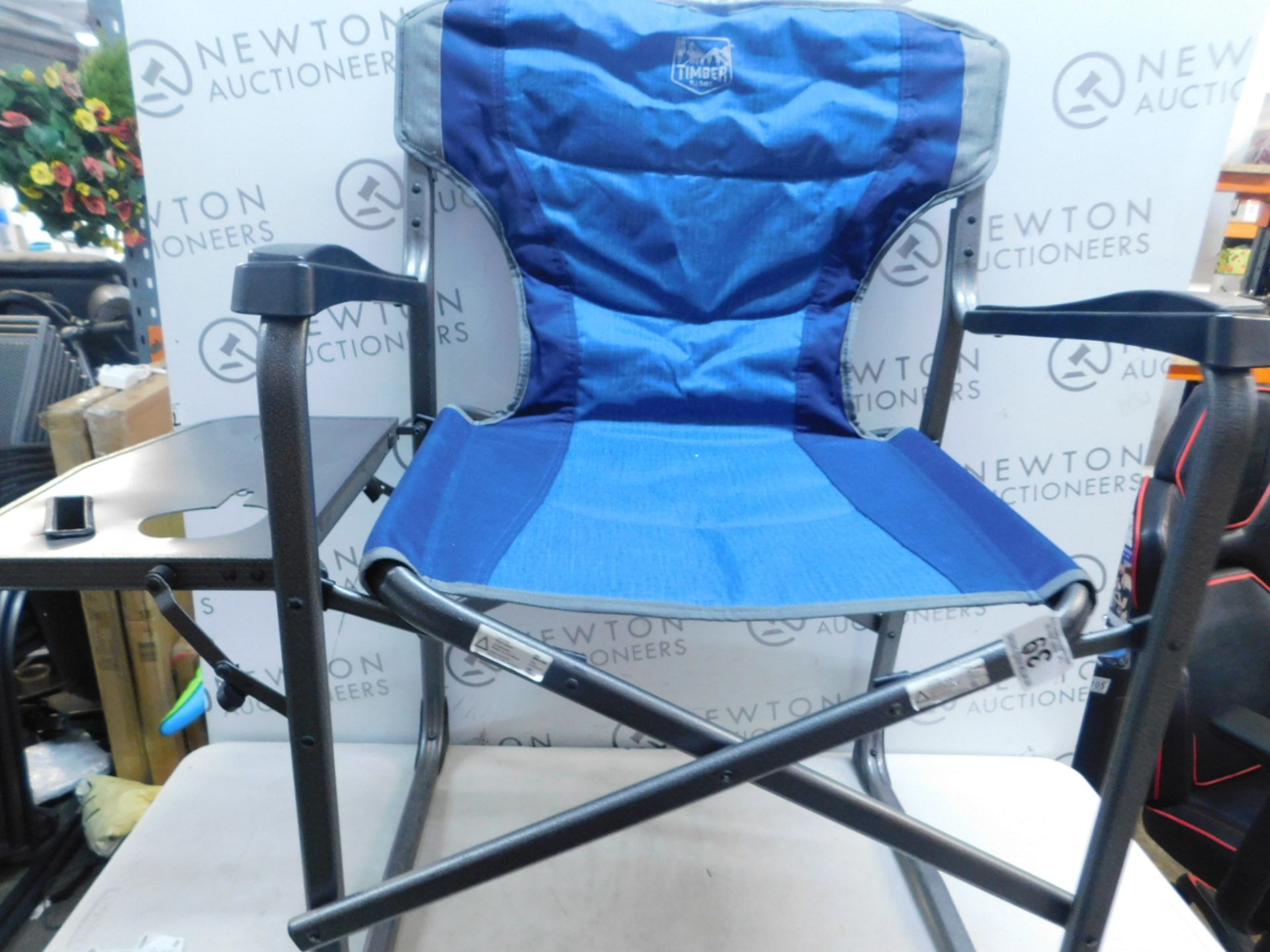 1 TIMBER RIDGE DIRECTORS CHAIR WITH CUP AND PHONE HOLDER RRP Â£79