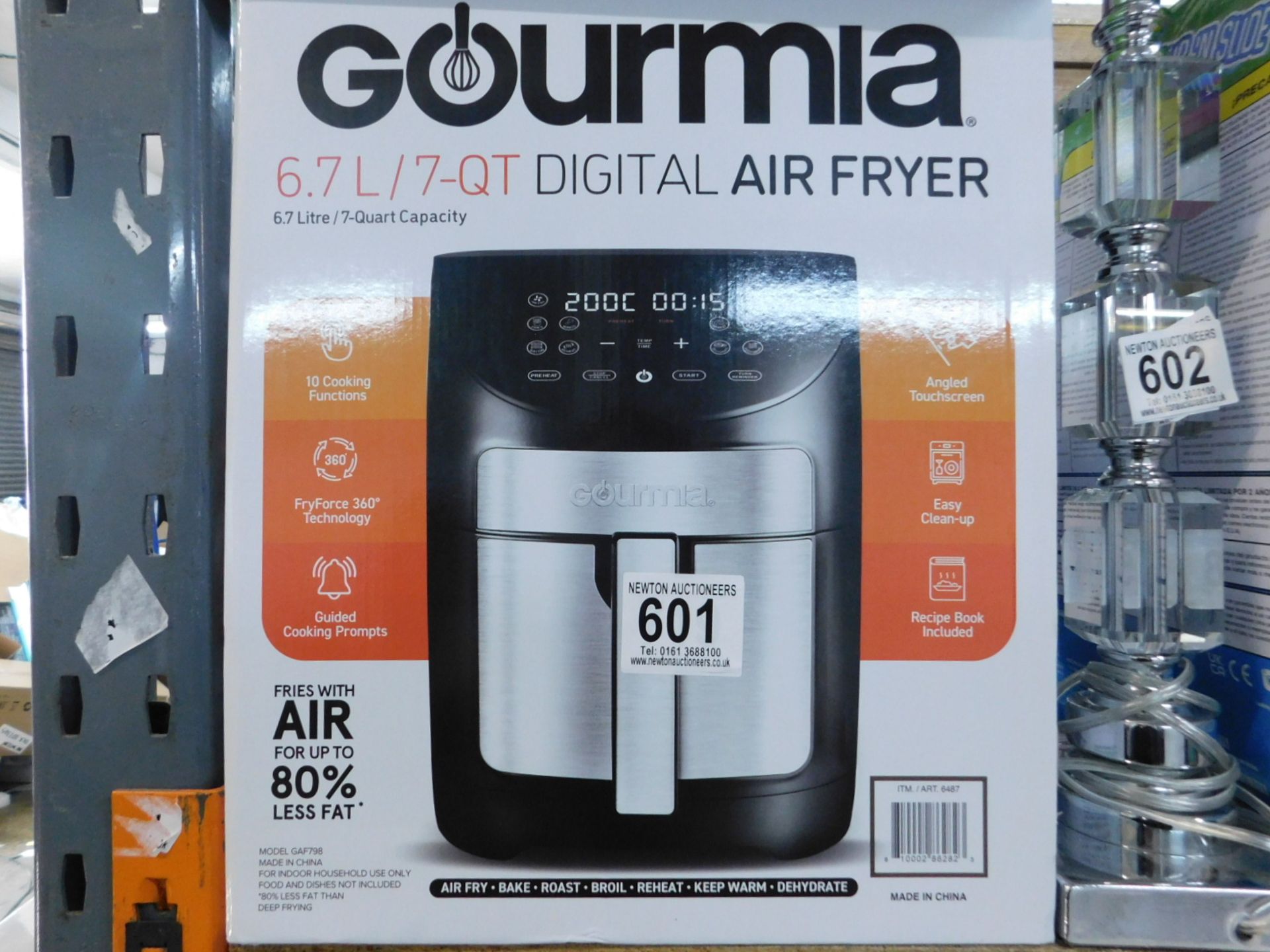 1 BOXED GOURMIA 6.7L DIGITAL AIR FRYER RRP Â£59