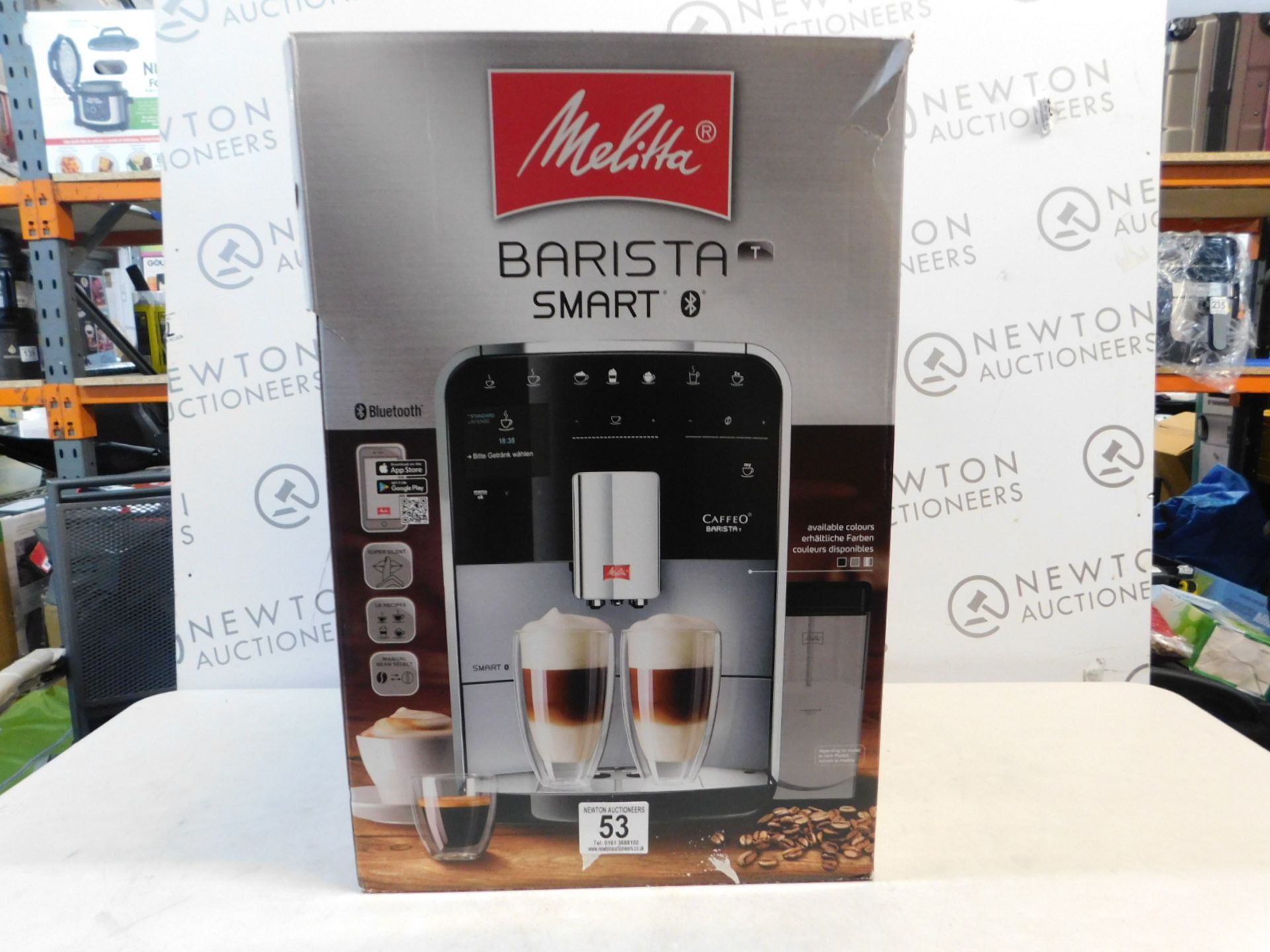 1 BOXED MELITTA F83/0-101 BARISTA T SMART BEAN TO CUP COFFEE MACHINE RRP Â£999 (LIKE NEW POWERS ON