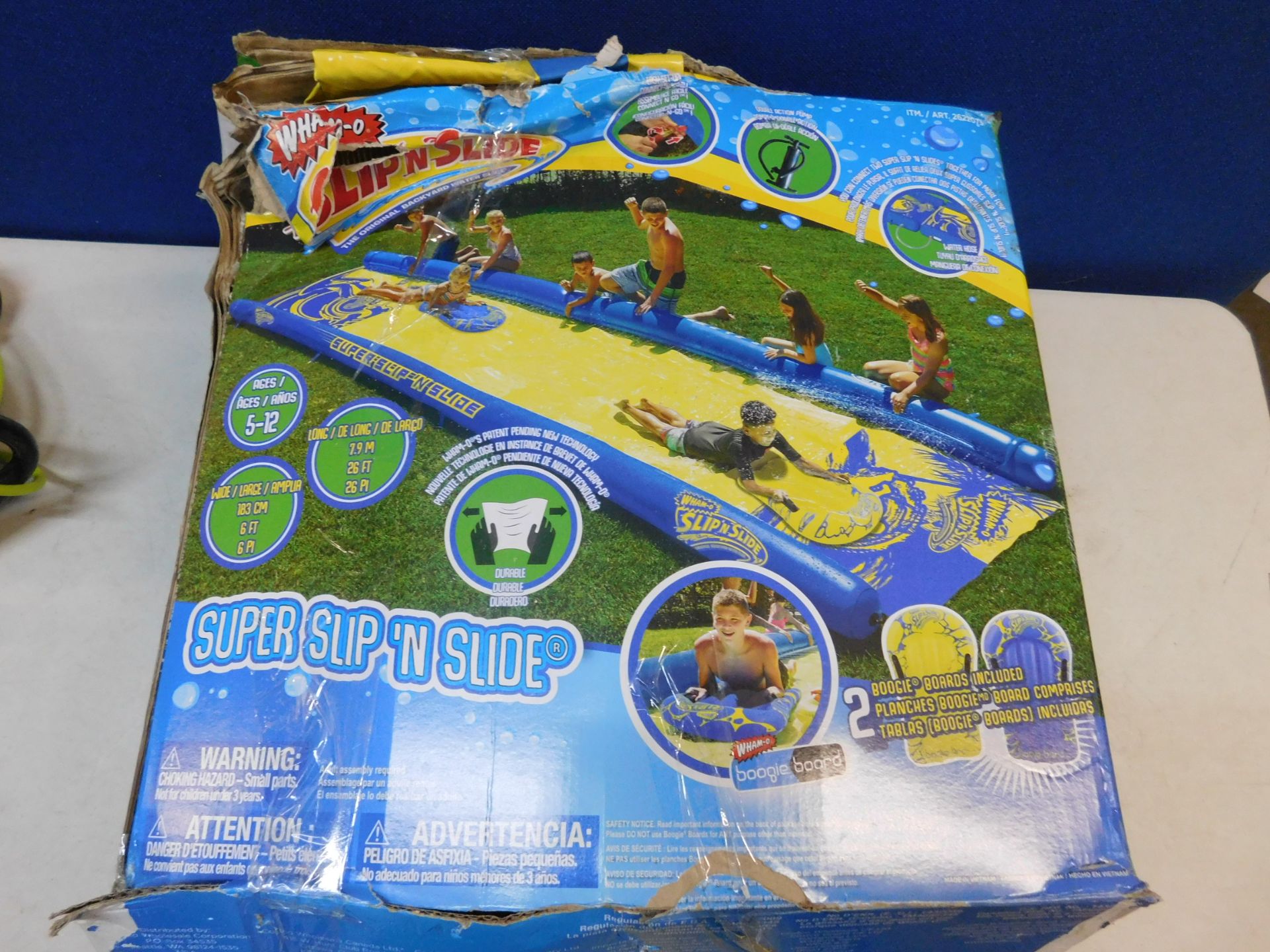 1 BOXED WHAM-O 26FT (7.90M) SUPER SLIP 'N SLIDE RRP Â£119