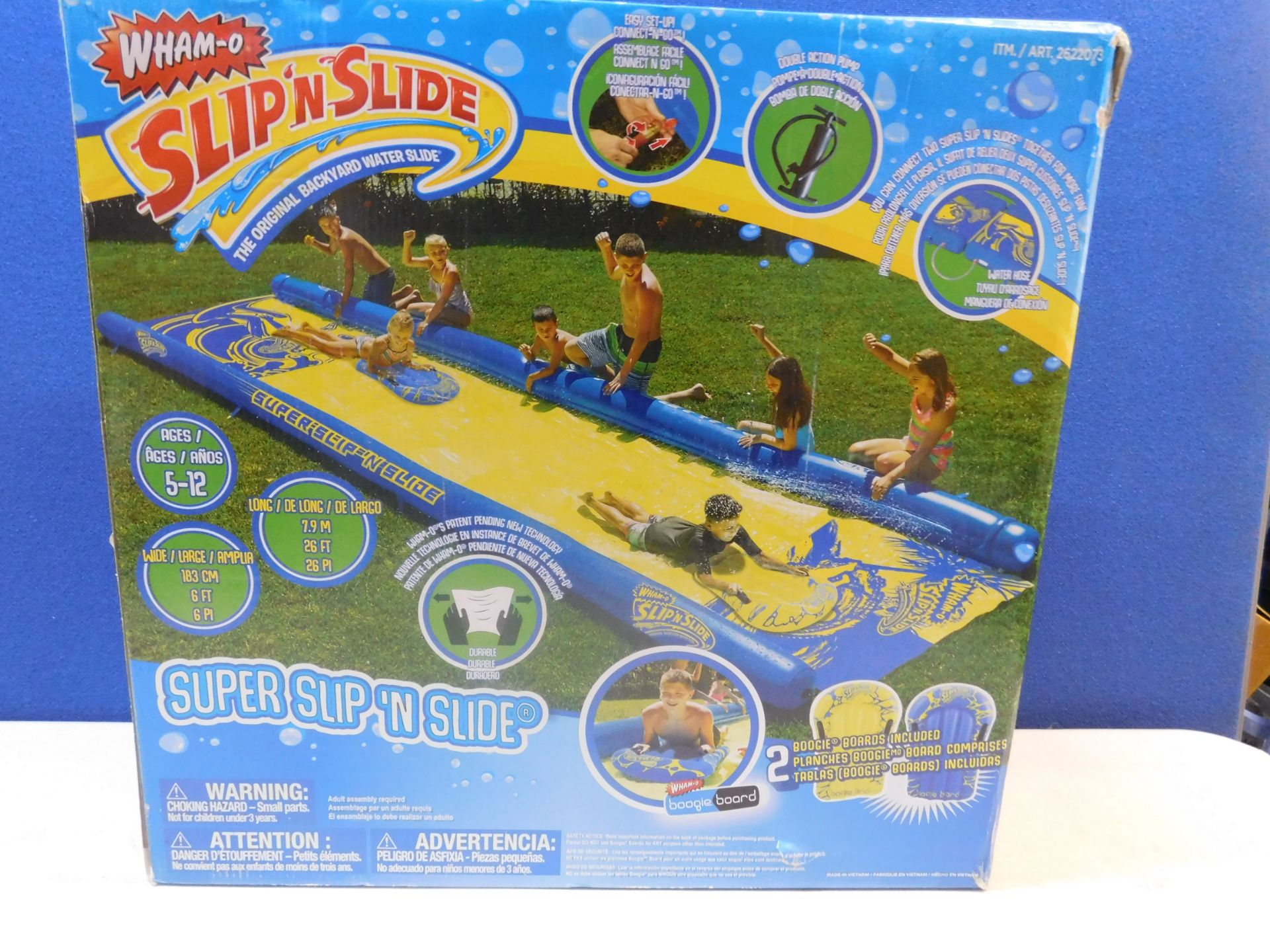 1 BOXED WHAM-O 26FT (7.90M) SUPER SLIP 'N SLIDE RRP Â£119