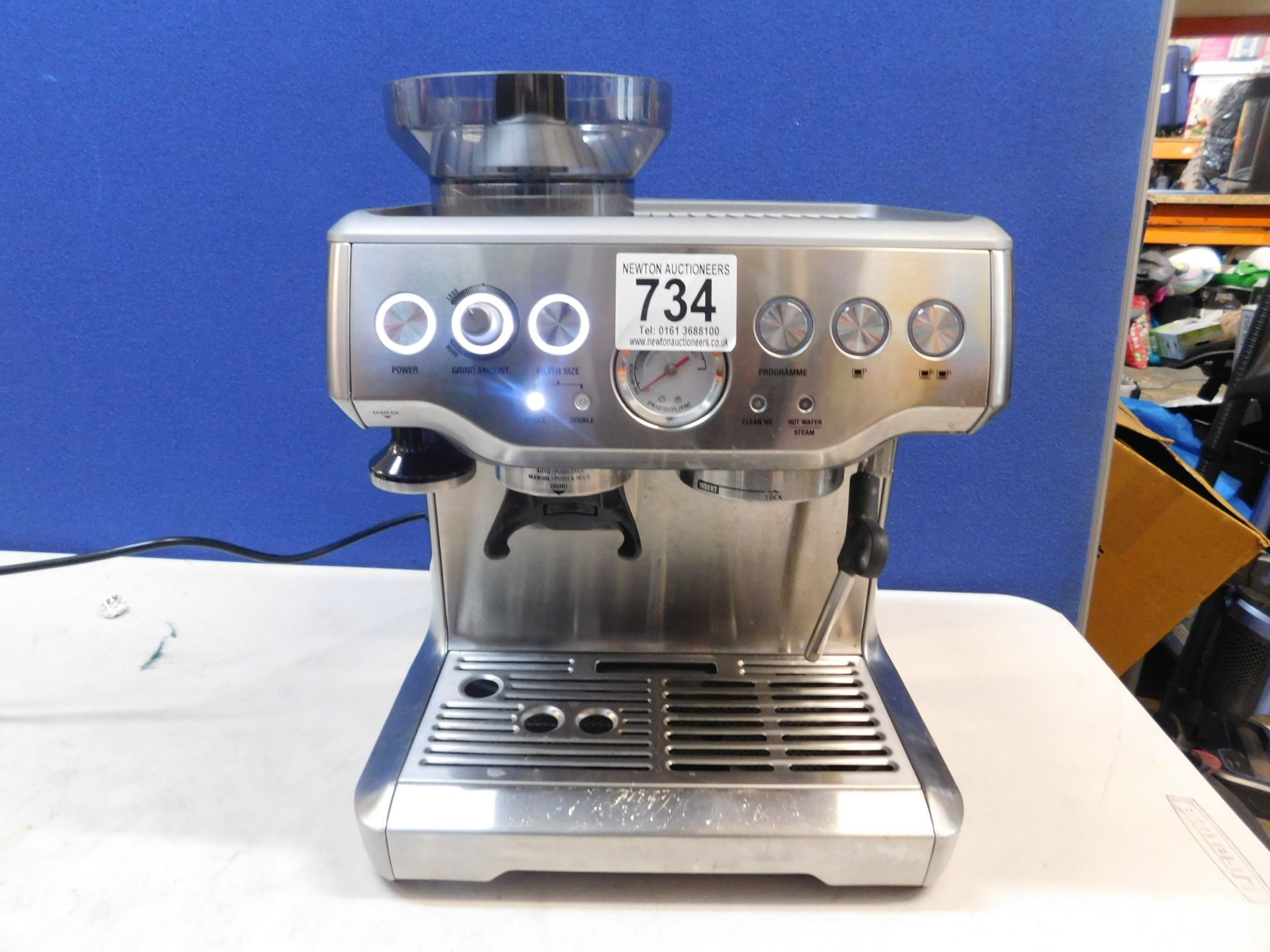 1 SAGE ESPRESSO MACHINE WITH GRINDER BES875