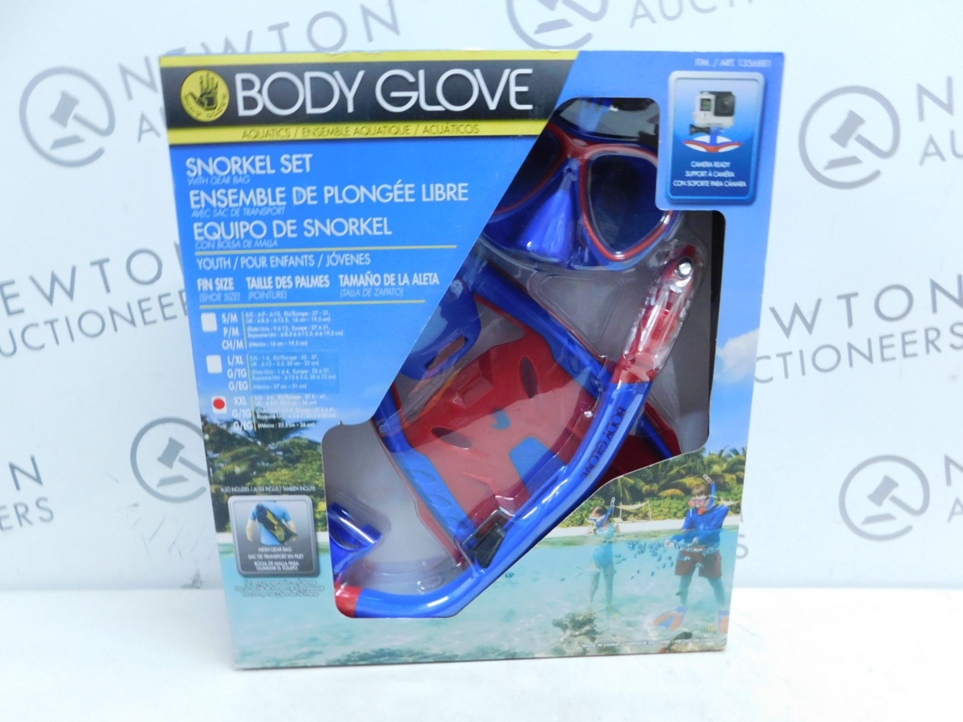 1 BRAND NEW BOXED BODY GLOVE SNORKEL SET RRP Â£49