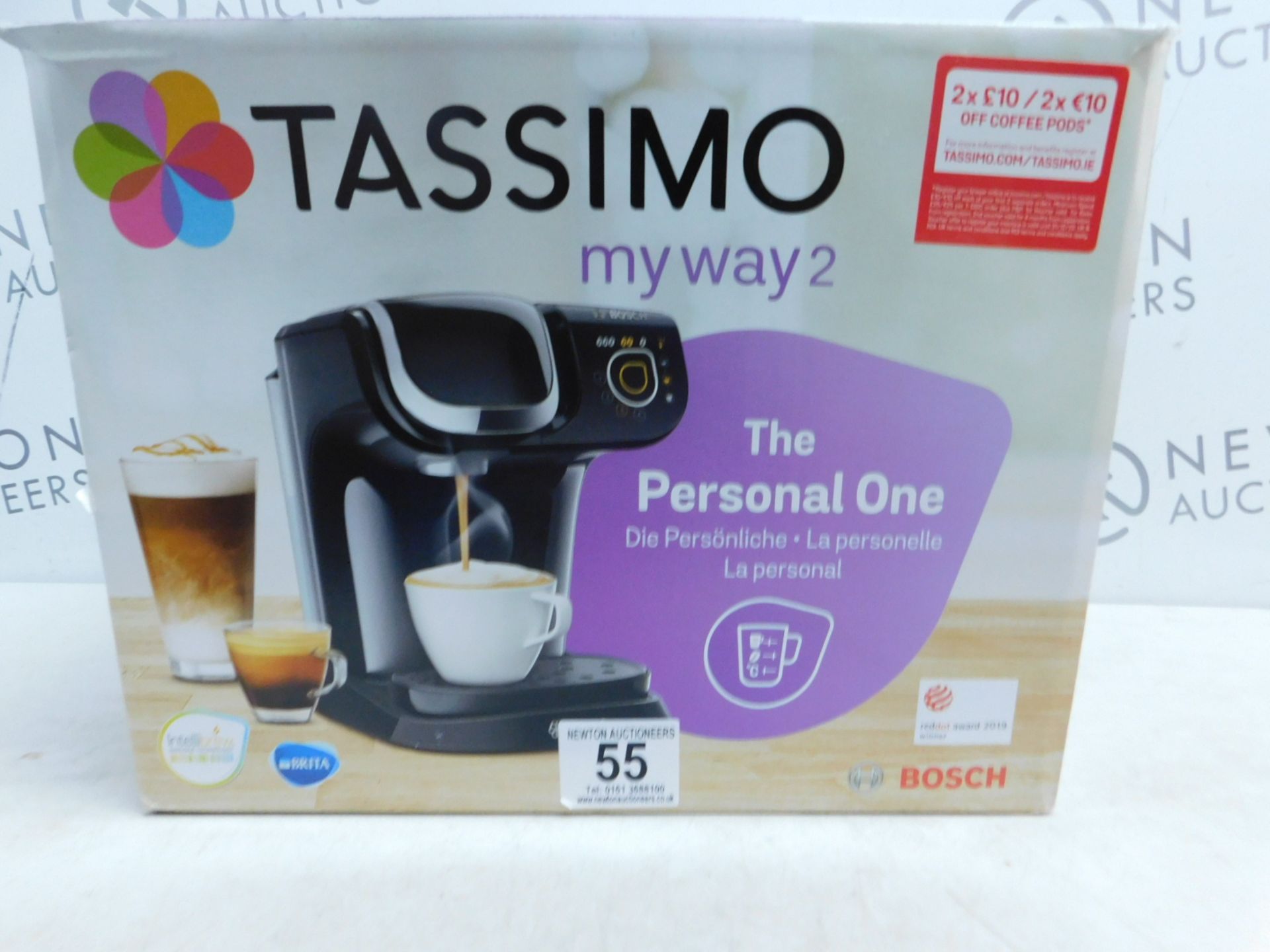 1 BOSCH TASSIMO COFFEE POD COFFEE MACHINE RRP Â£79.99