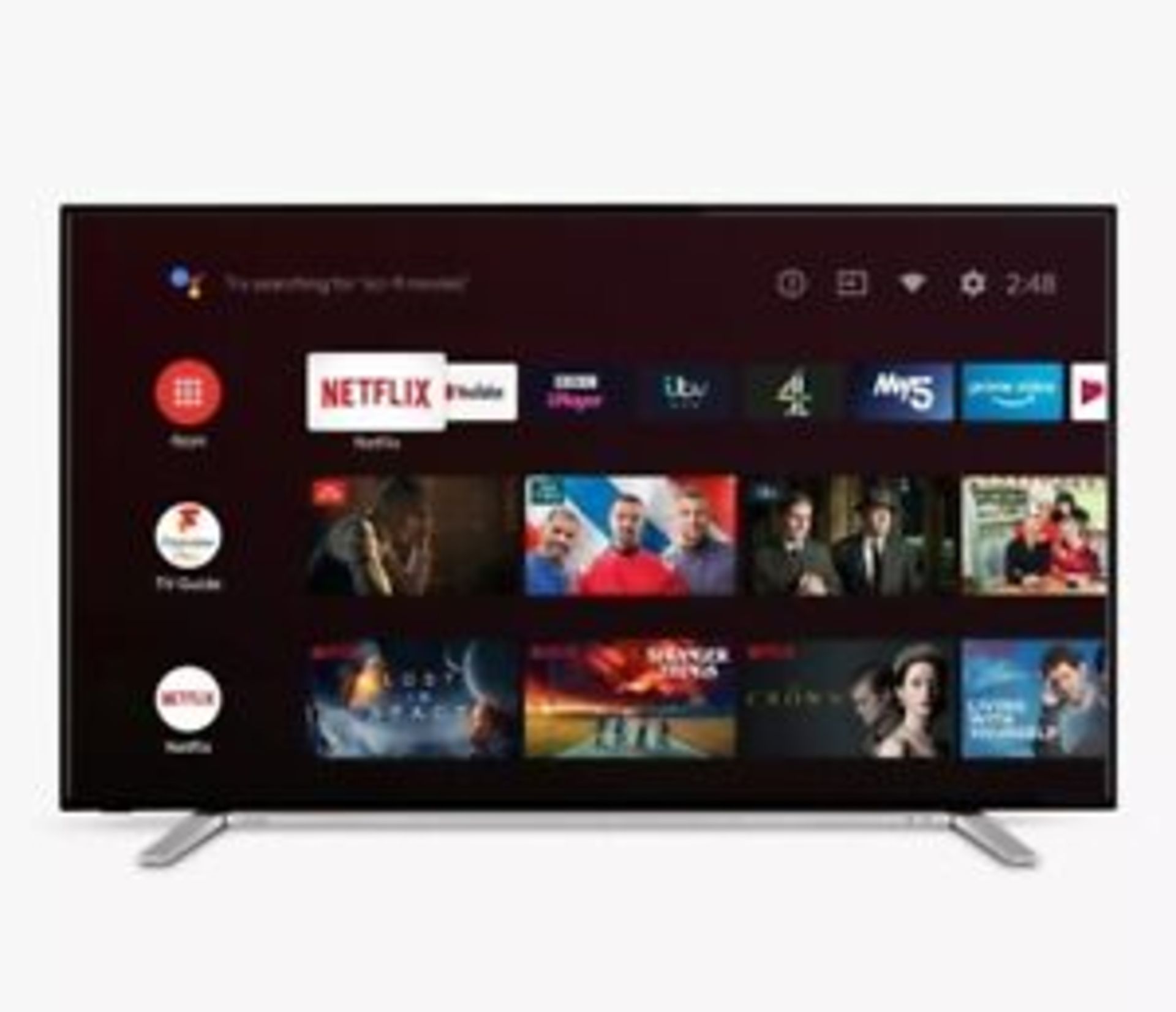 1 OSHIBA 43UA2B63DB (2020) LED HDR 4K ULTRA HD SMART ANDROID TV WITH STAND AND REMOTE RRP Â£249 (
