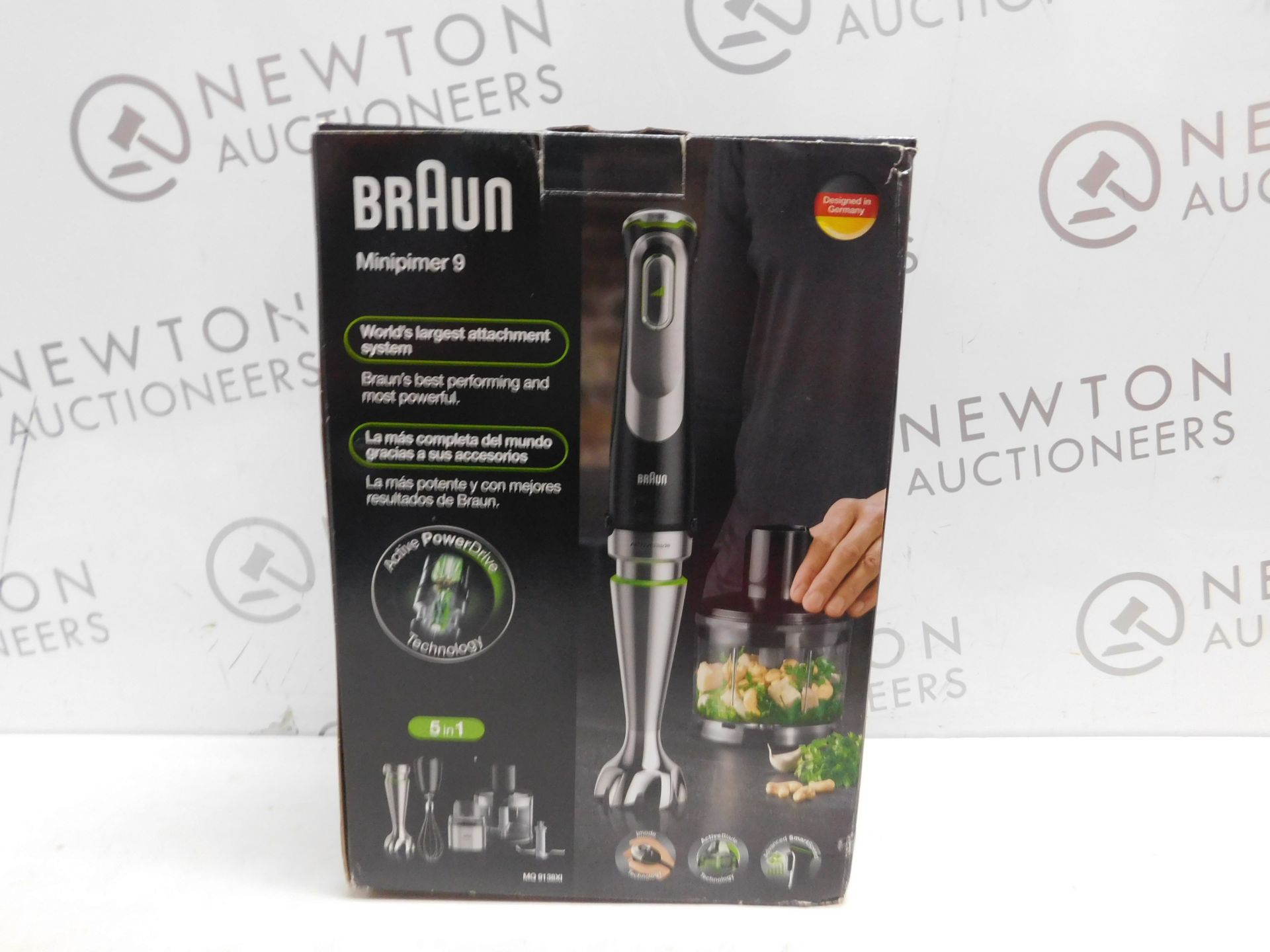 1 BOXED BRAUN MULTI-QUICK 9 MQ9087X HAND BLENDER WITH ACCESSORIES RRP Â£149.99