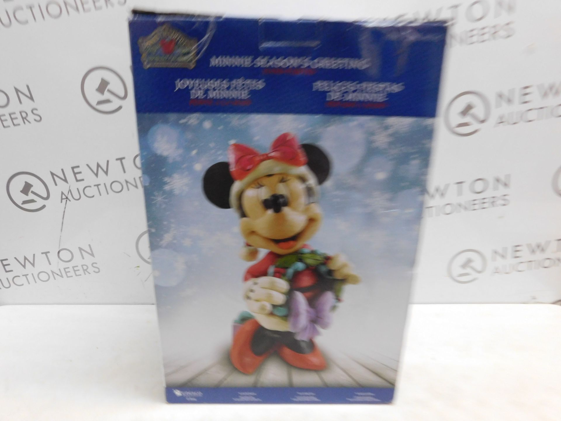 1 BOXED DISNEY 17 INCH (43.2CM) CHRISTMAS MICKEY / MINNIE SANTA GREETER RRP Â£69