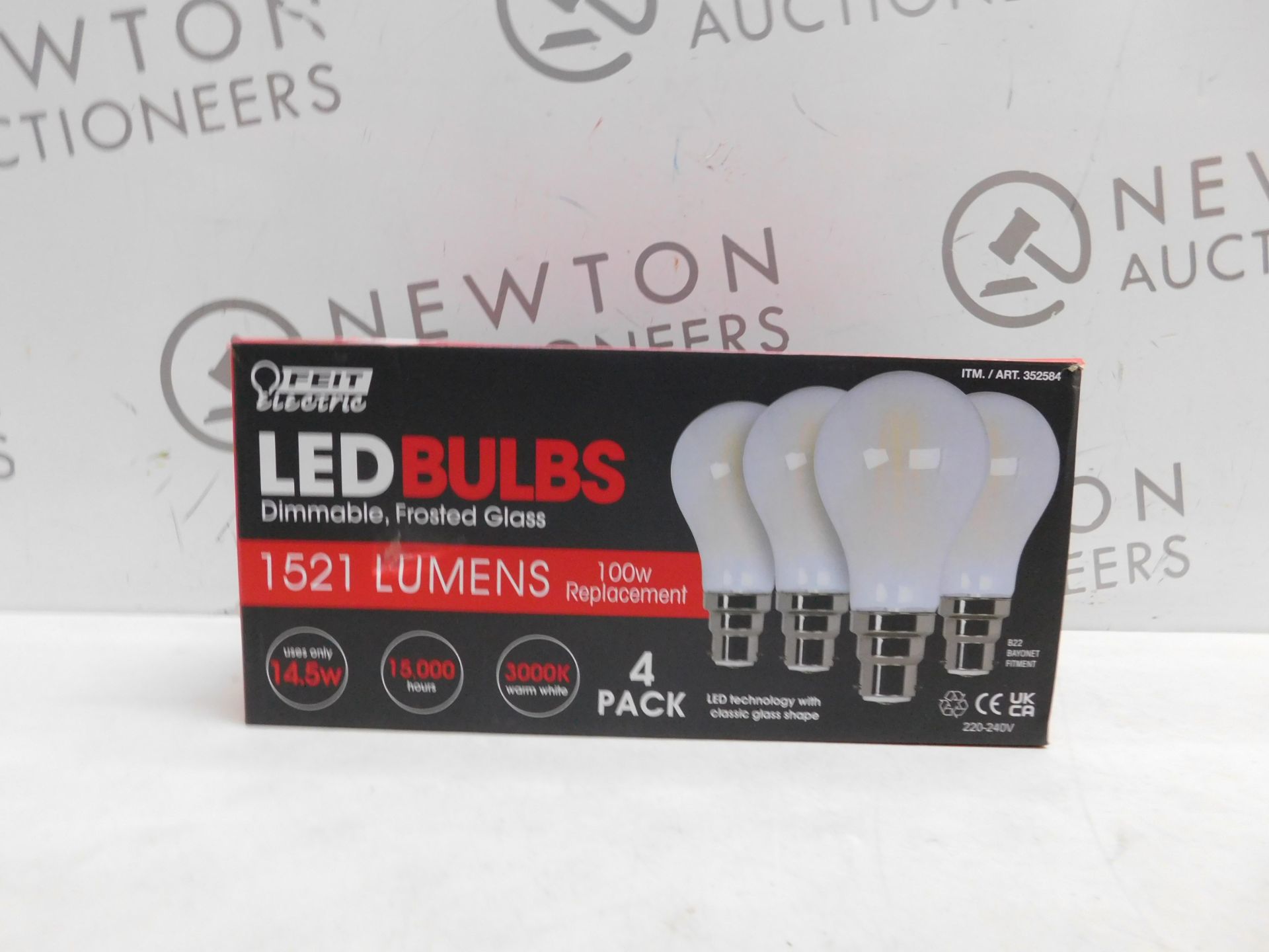 1 BOXED SET OF 4 FEIT ELECTRICT LED BULBS B22 1521 LUMENS RRP Â£19
