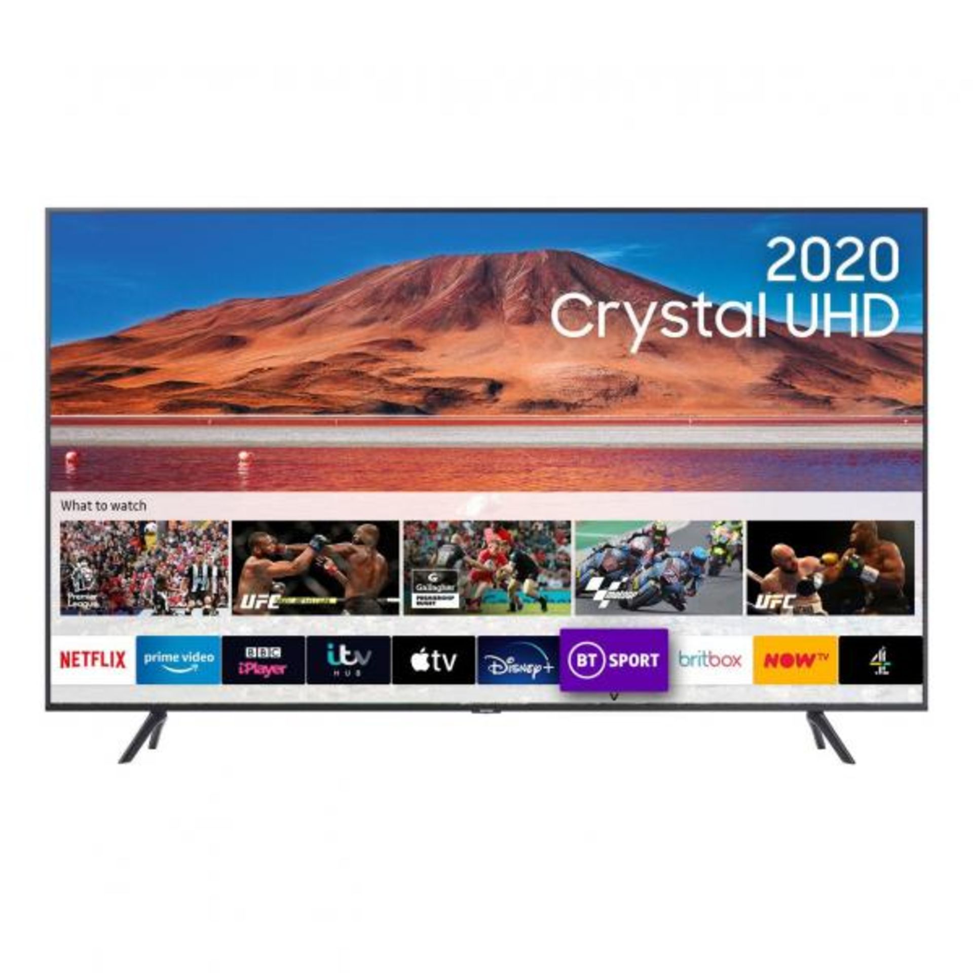 1 58" SAMSUNG UE58TU7100KXXU 4K HDR CRYSTAL SMART LED TV WITH REMOTE RRP Â£999 (WORKING, NO STAND)
