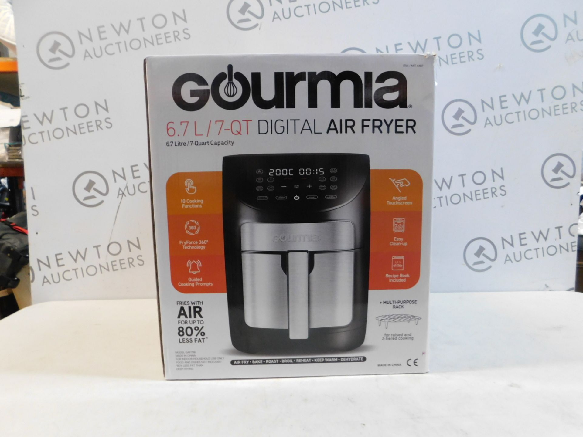 1 BOXED GOURMIA 6.7L DIGITAL AIR FRYER RRP Â£59