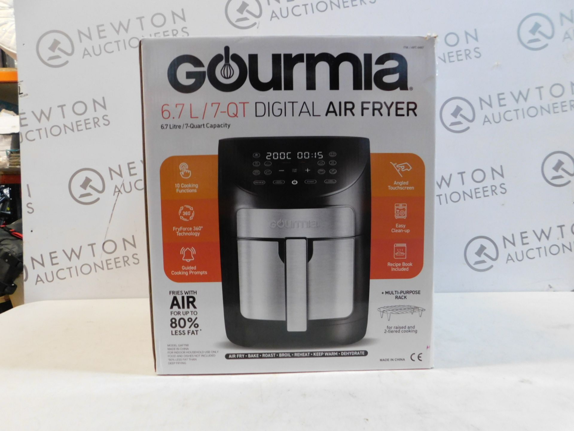 1 BOXED GOURMIA 6.7L DIGITAL AIR FRYER RRP Â£59