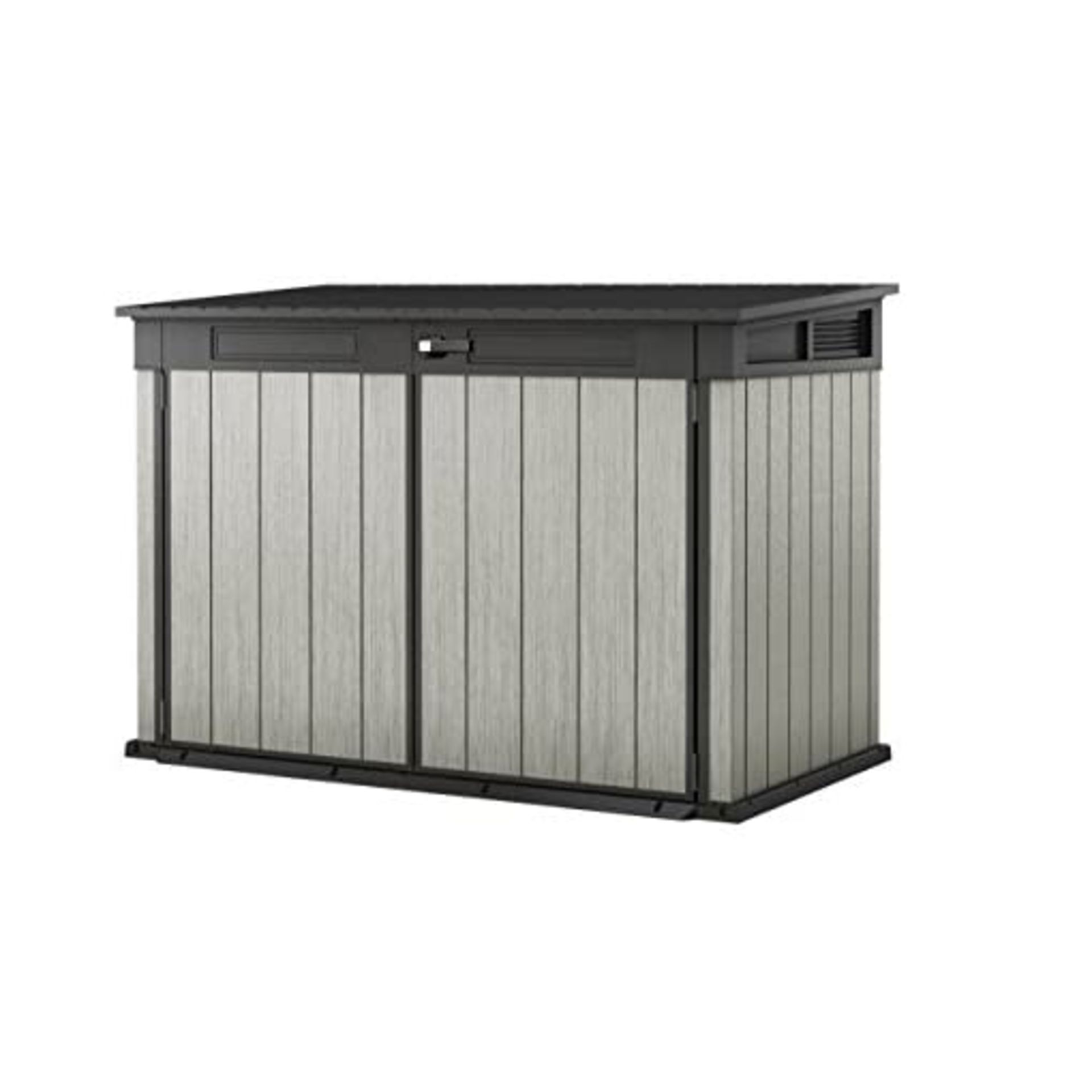 1 BOXED KETER GRANDE STORE 6FT 3" X 3FT 7" (1.9M X 1.1M) OUTDOOR PLASTIC GARDEN STORAGE SHED RRP Â£