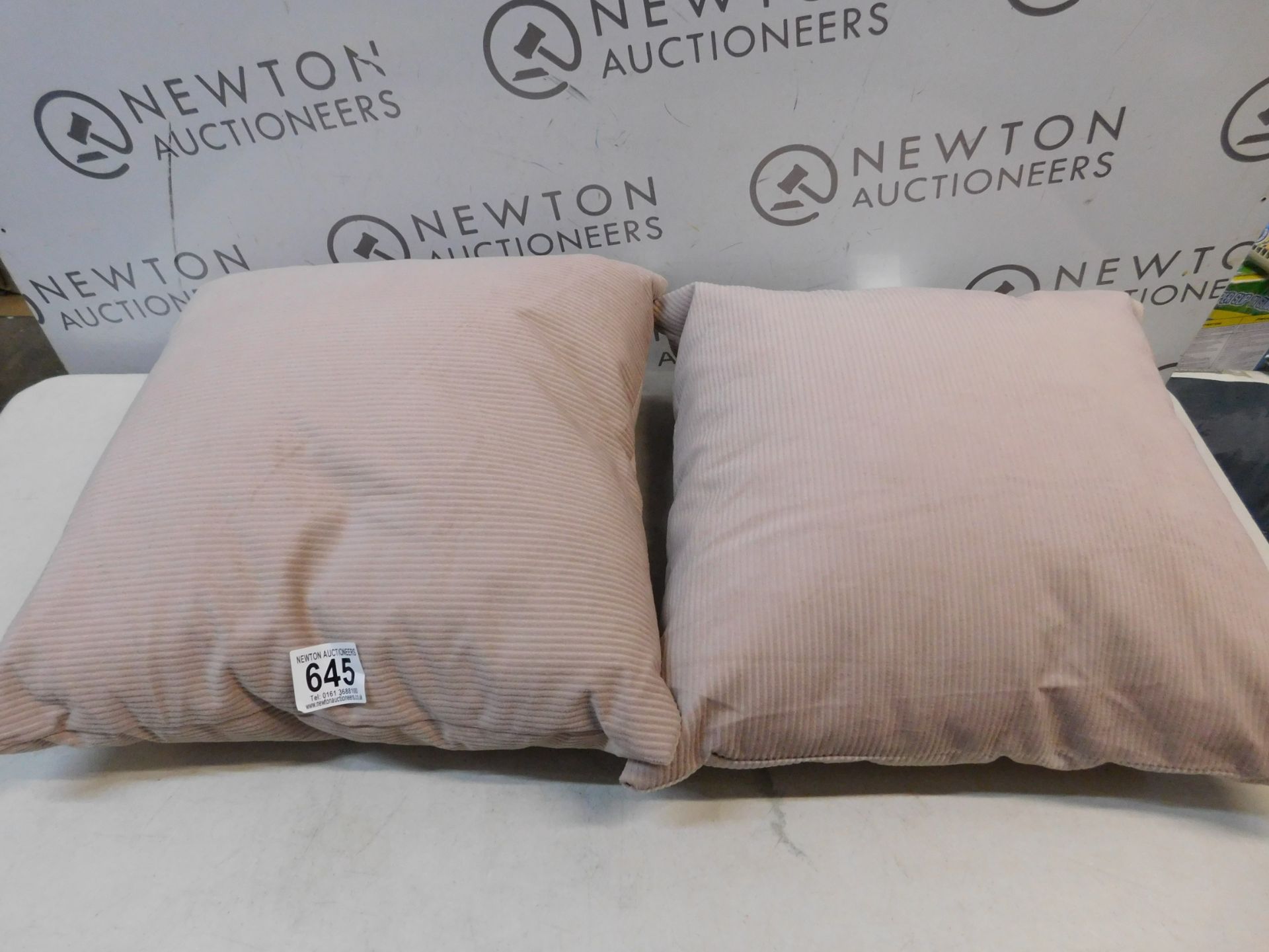 1 SET OF 2 ARLEE HOME FASHIONS PINK CUSHIONS RRP Â£29