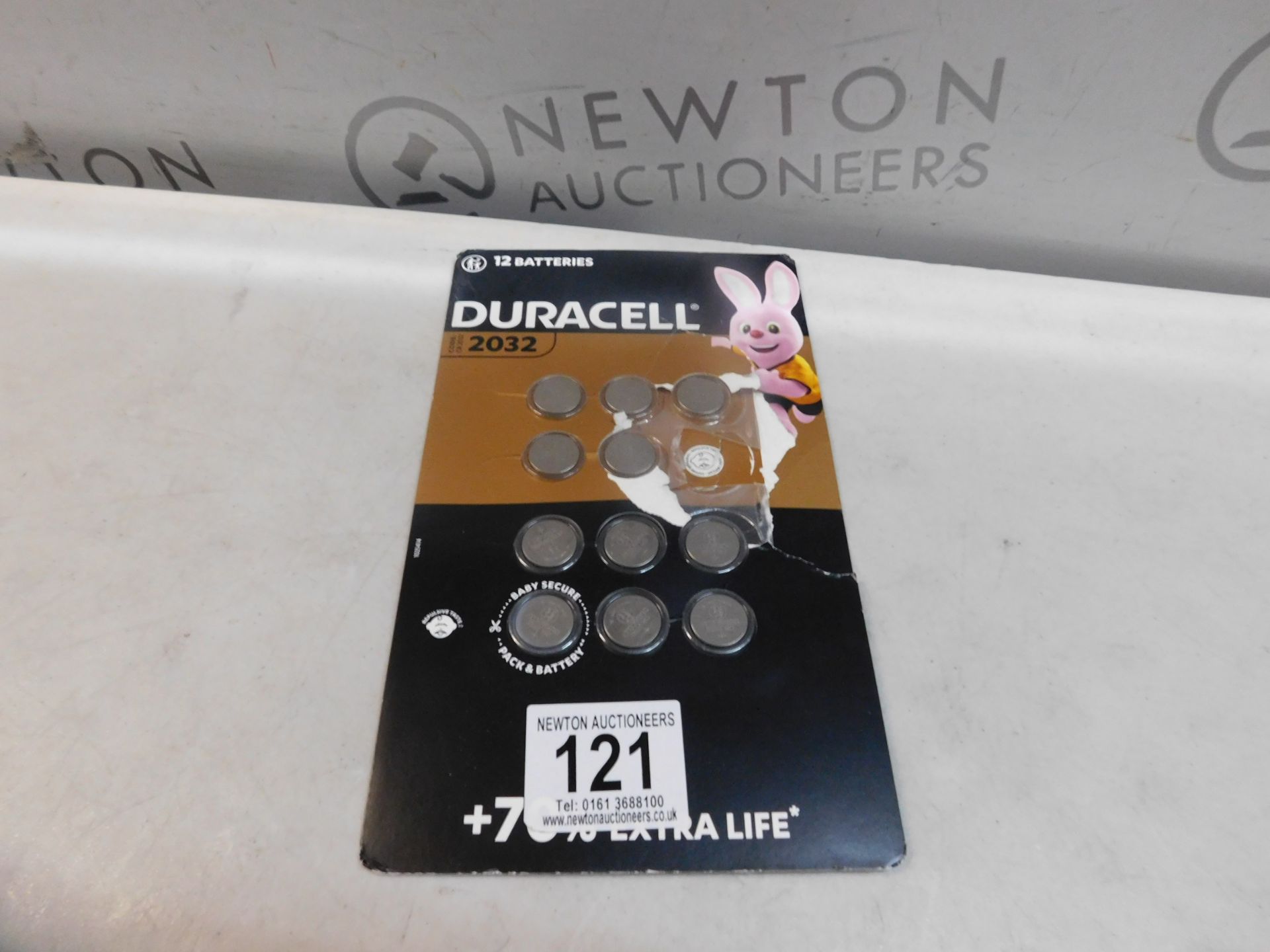 1 PACK OF DURACELL CR2032 BATTERIES RRP Â£12.99