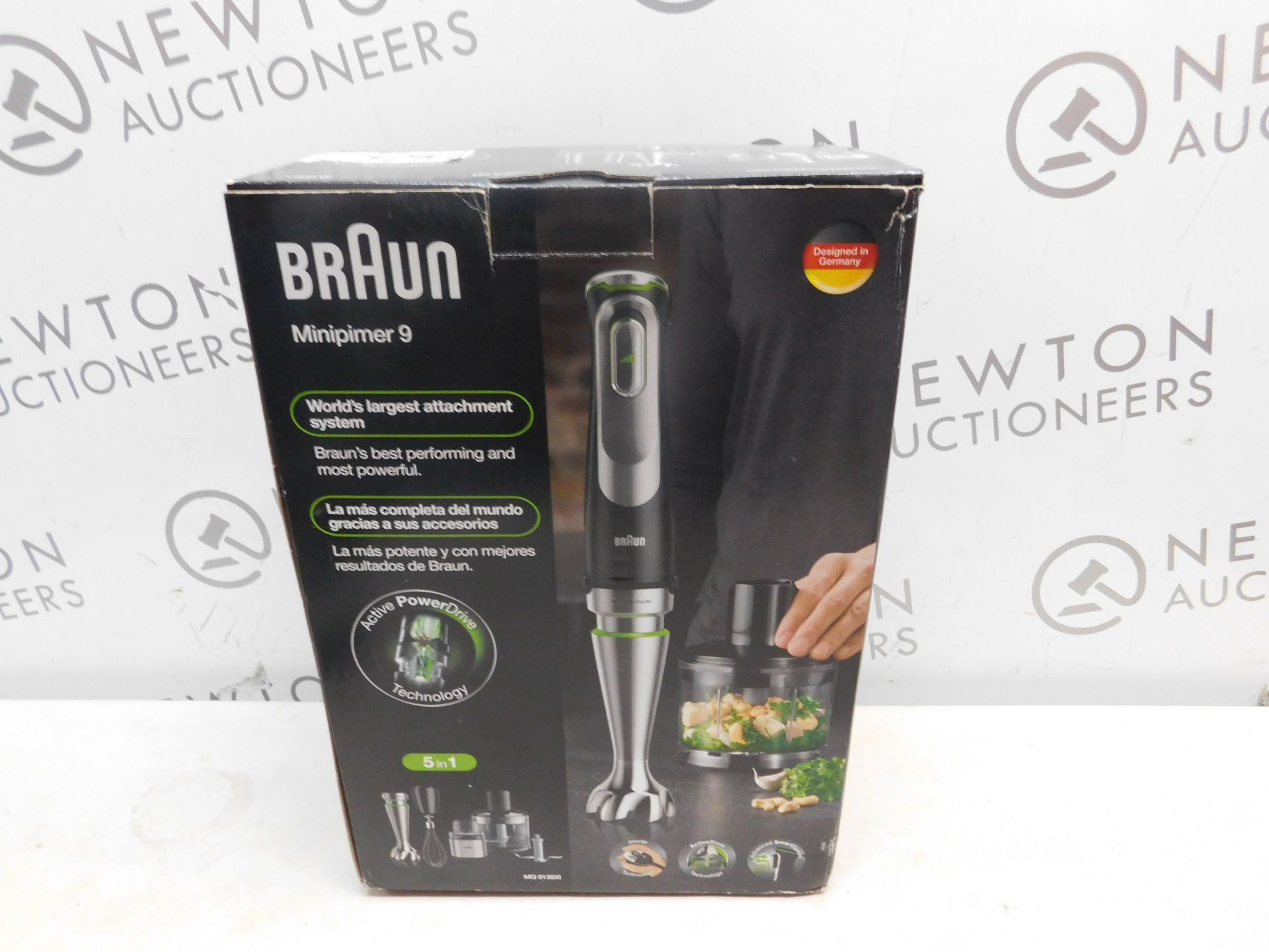 1 BOXED BRAUN MULTI-QUICK 9 MQ9087X HAND BLENDER WITH ACCESSORIES RRP Â£149.99