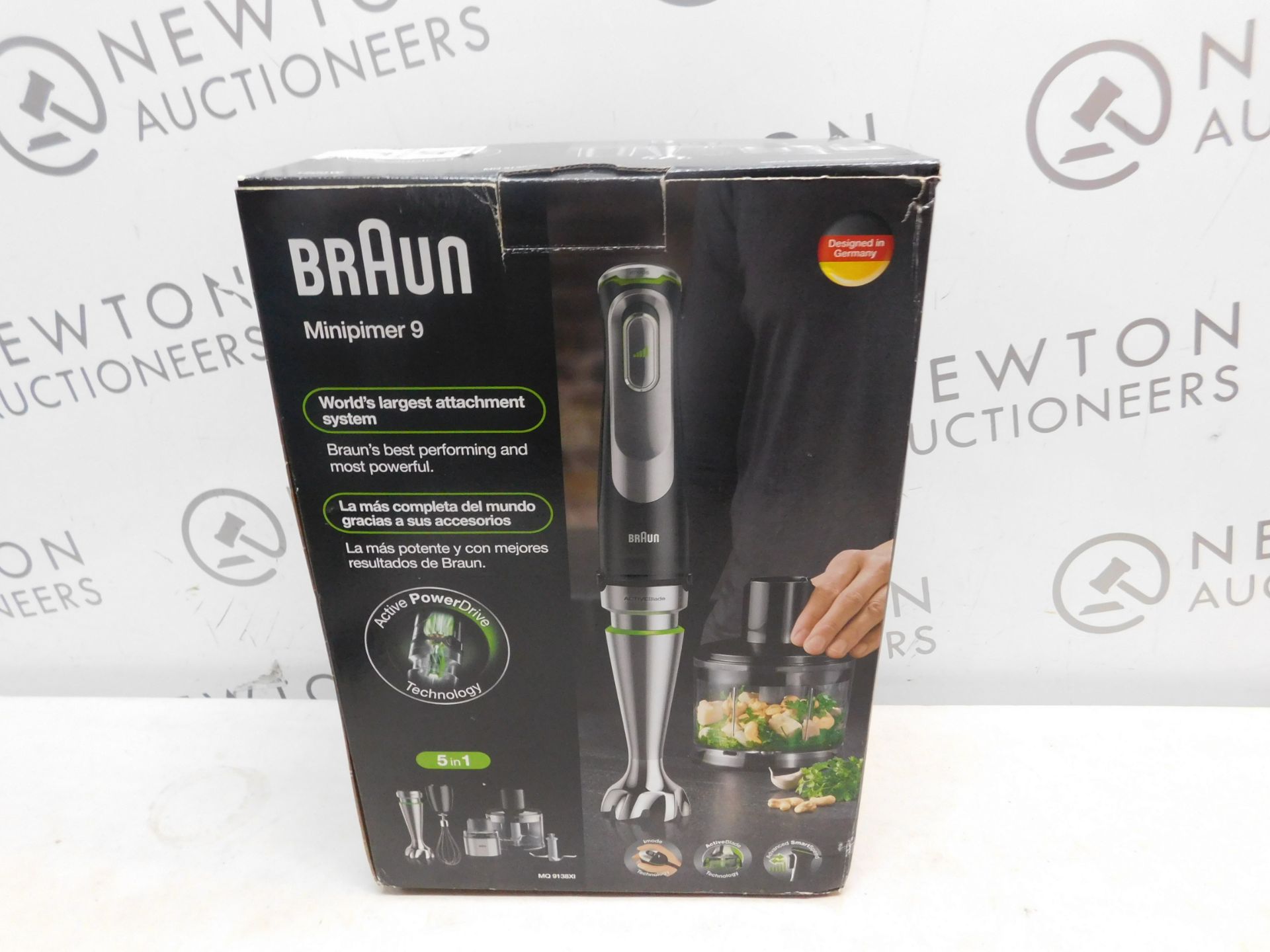 1 BOXED BRAUN MULTI-QUICK 9 MQ9087X HAND BLENDER WITH ACCESSORIES RRP Â£149.99