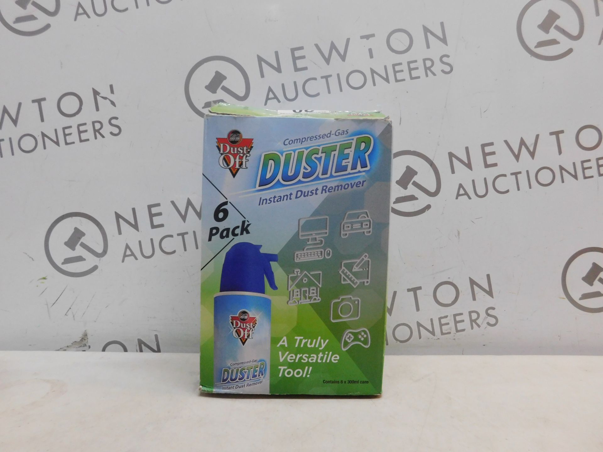 1 BOXED SET OF 6 DUST OFF DUSTER SPRAY CANS RRP Â£40