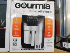 1 BOXED GOURMIA 6.7L DIGITAL AIR FRYER RRP Â£89.99