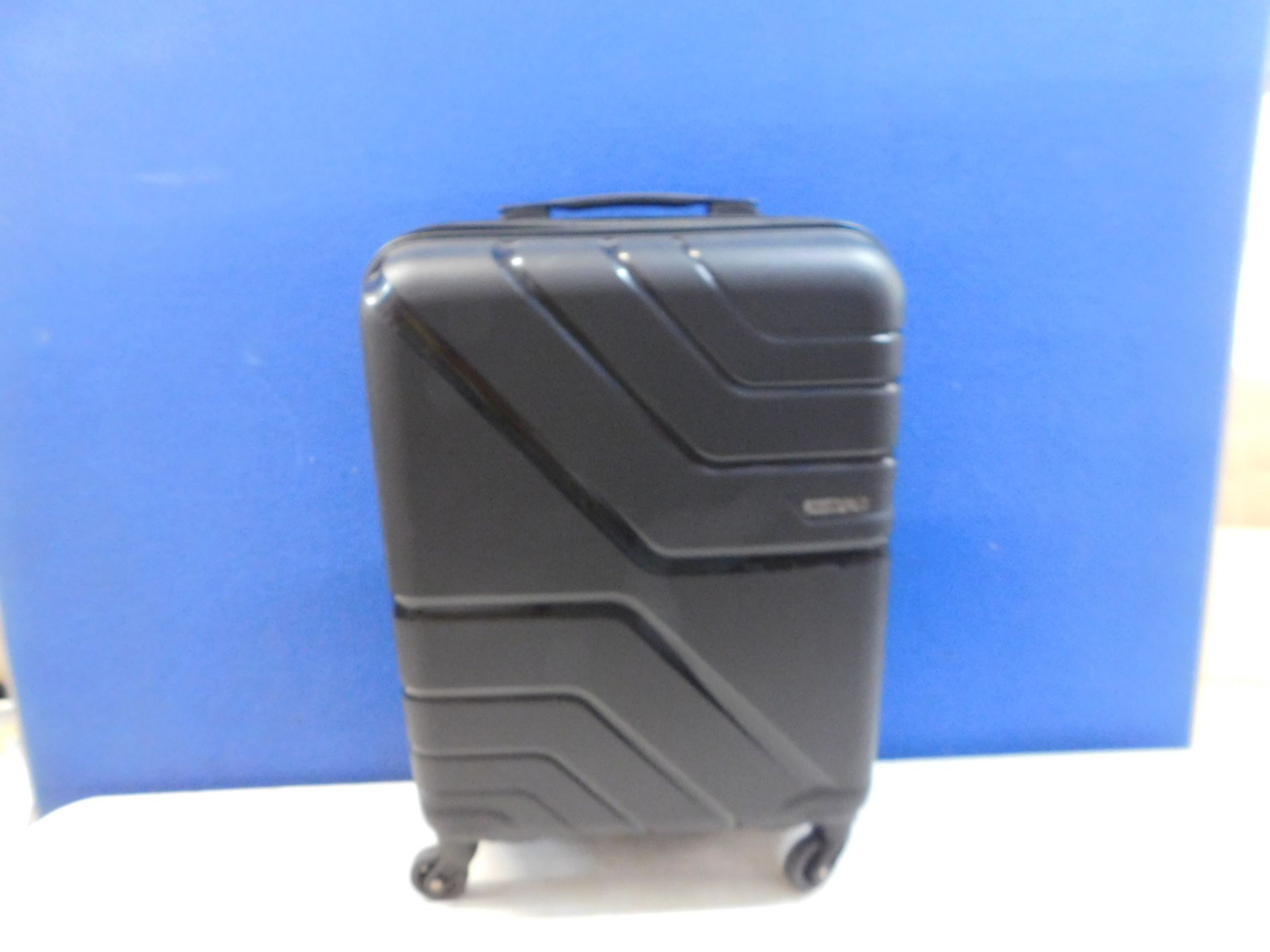 1 AMERICAN TOURISTER JET DRIVER 55CM CARRY ON HARDSIDE SPINNER CASE IN BLACK RRP Â£99.99