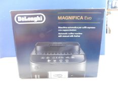 1 BOXED DE'LONGHI MAGNIFICA EVO BEAN TO CUP COFFEE MACHINE, ECAM290.22.B RRP Â£599