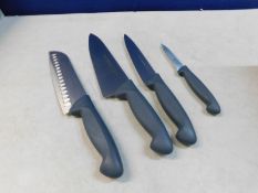 4 TRAMONTINA KITCHEN KNIVES RRP Â£29.99