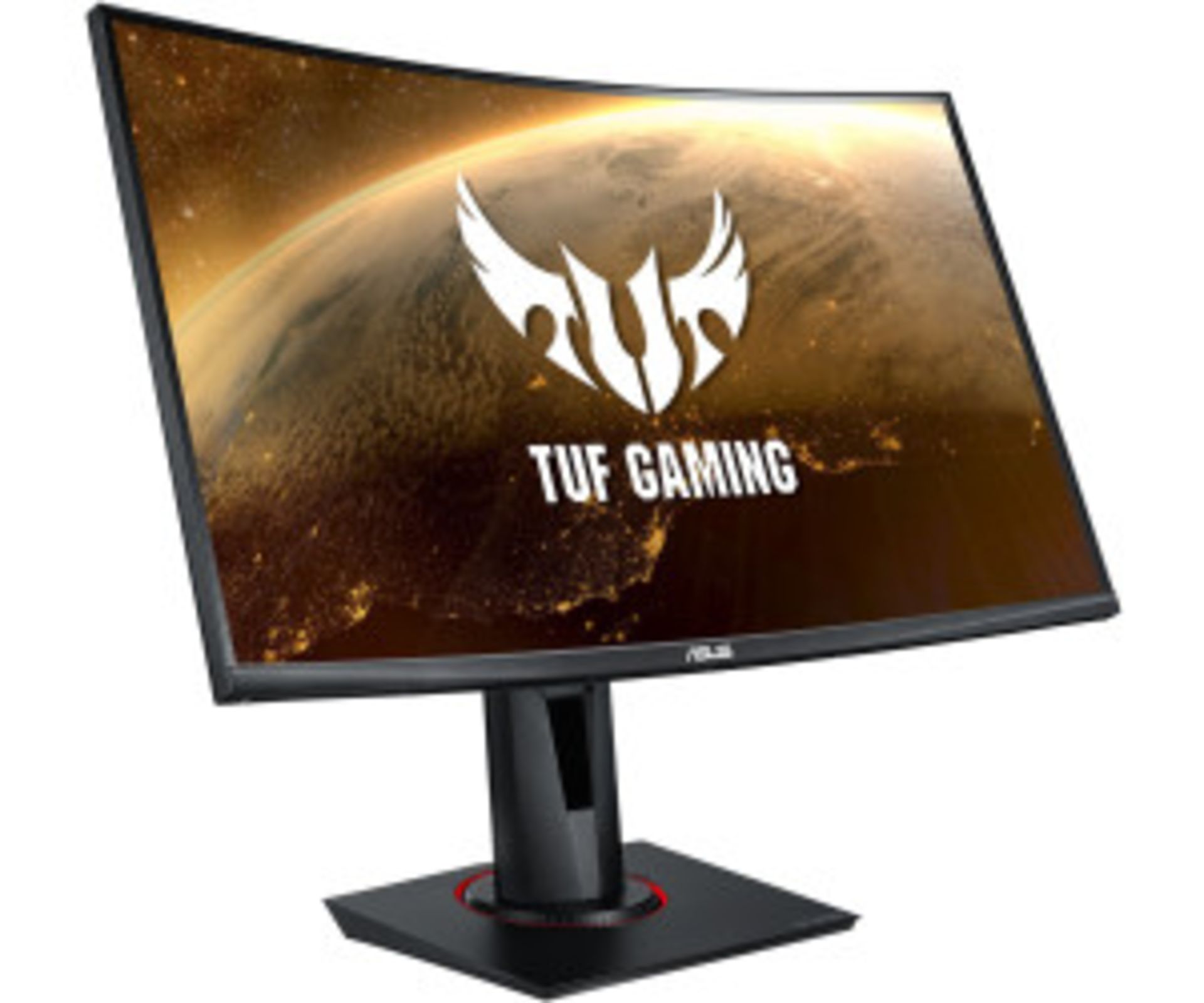 1 BOXED SMASHED SCREEN ASUS TUF GAMING VG27WQ1B CURVED GAMING MONITOR â€“ 27 INCH WQHD (