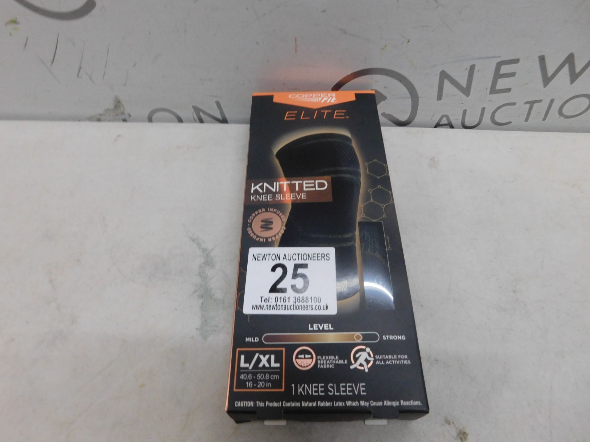 1 BOXED COPPER FIT ELITE KNEE SLEEVE SIZE L RRP Â£19