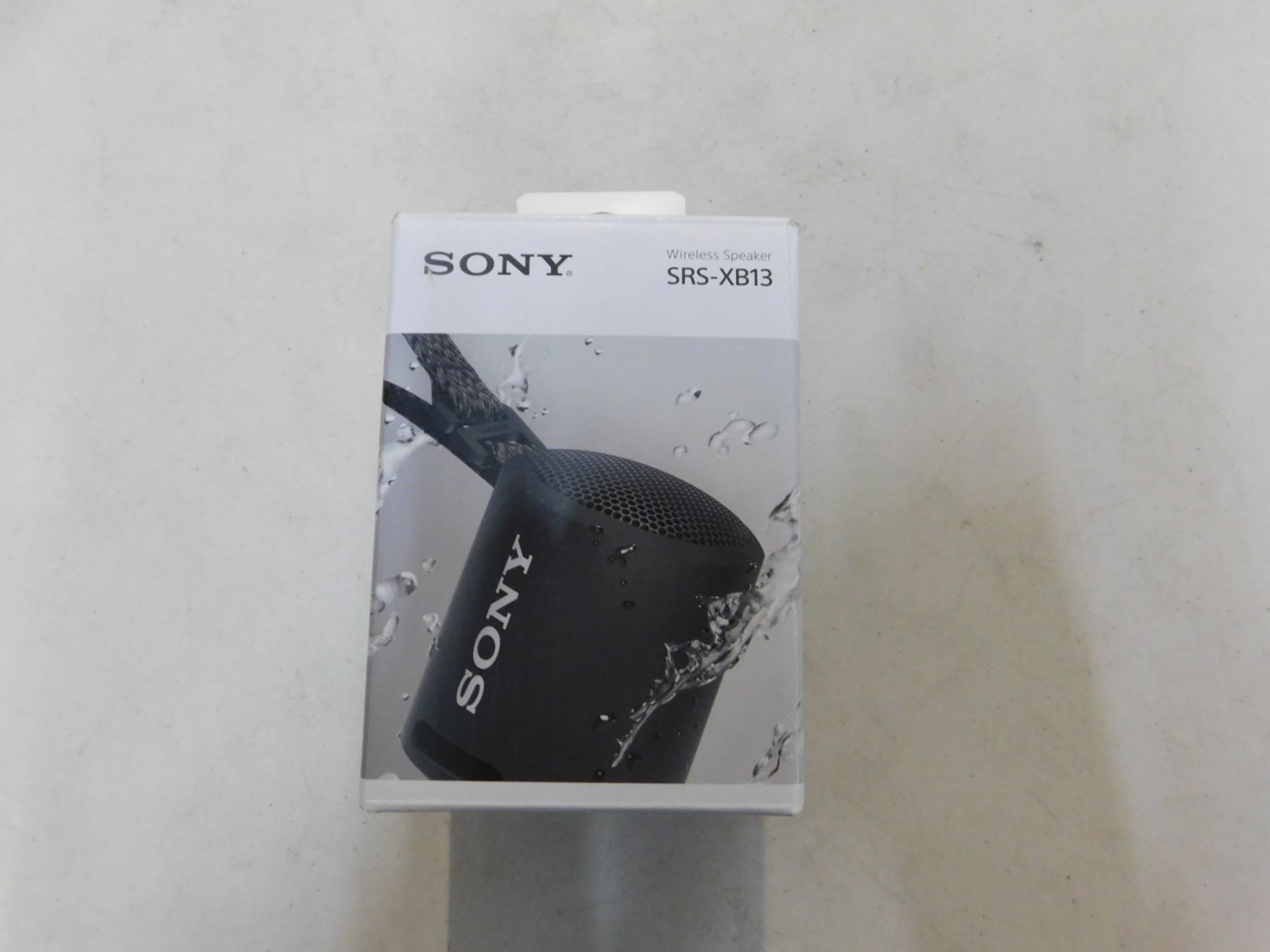 1 BOXED SONY SRS-XB13 EXTRA BASS WIRELESS BLUETOOTH SPEAKER RRP Â£59.99