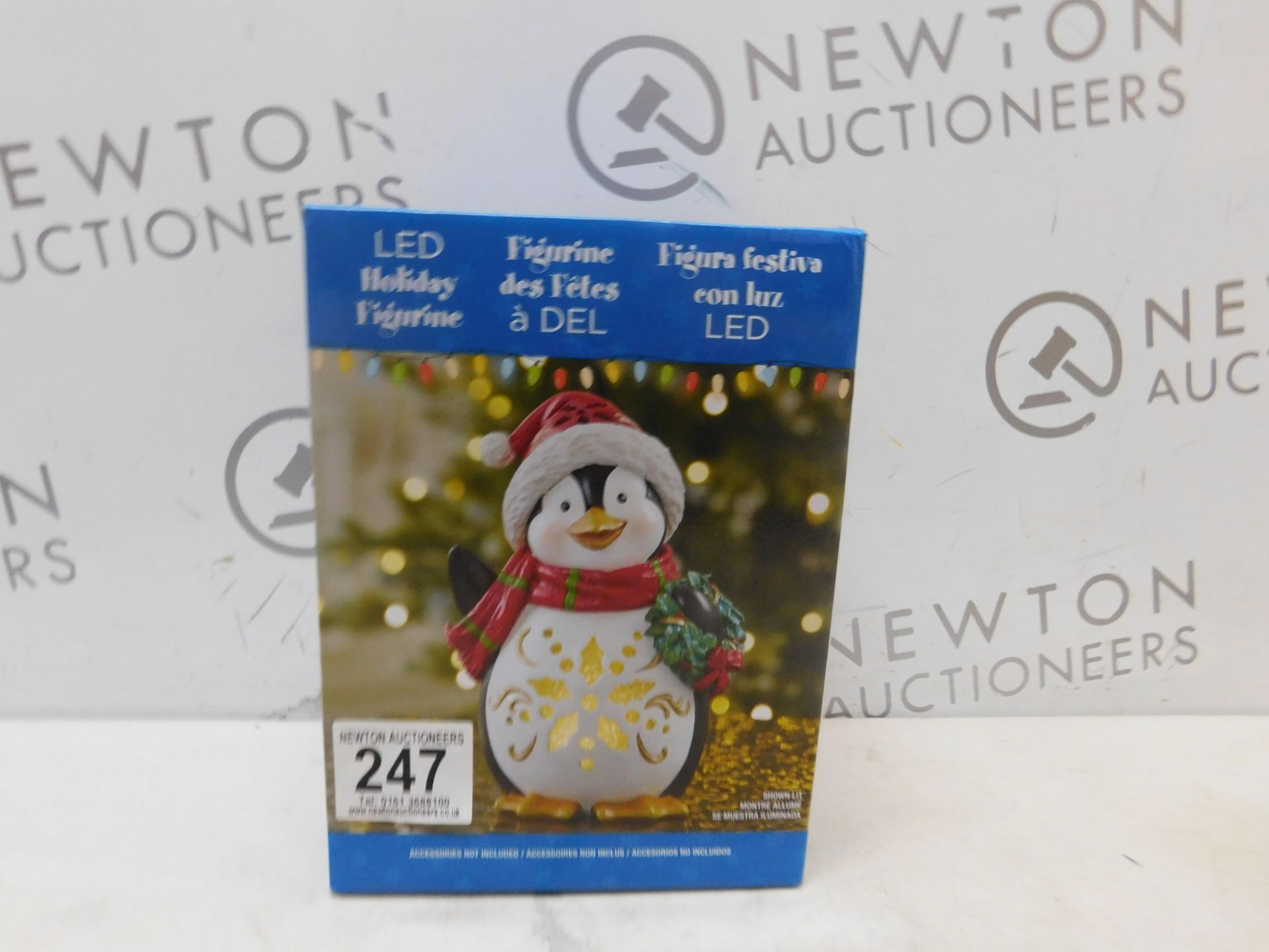 1 BOXED LED HOLIDAY FIGURINE RRP Â£49.99