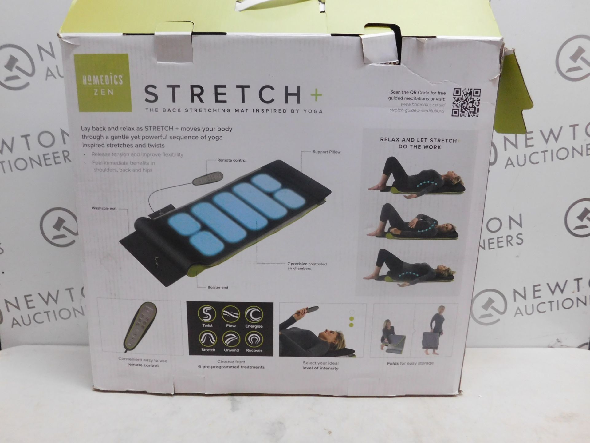 1 BOXED HOMEDICS STRETCH PLUS BACK STRETCHING MAT INSPIRED BY YOGA RRP Â£99