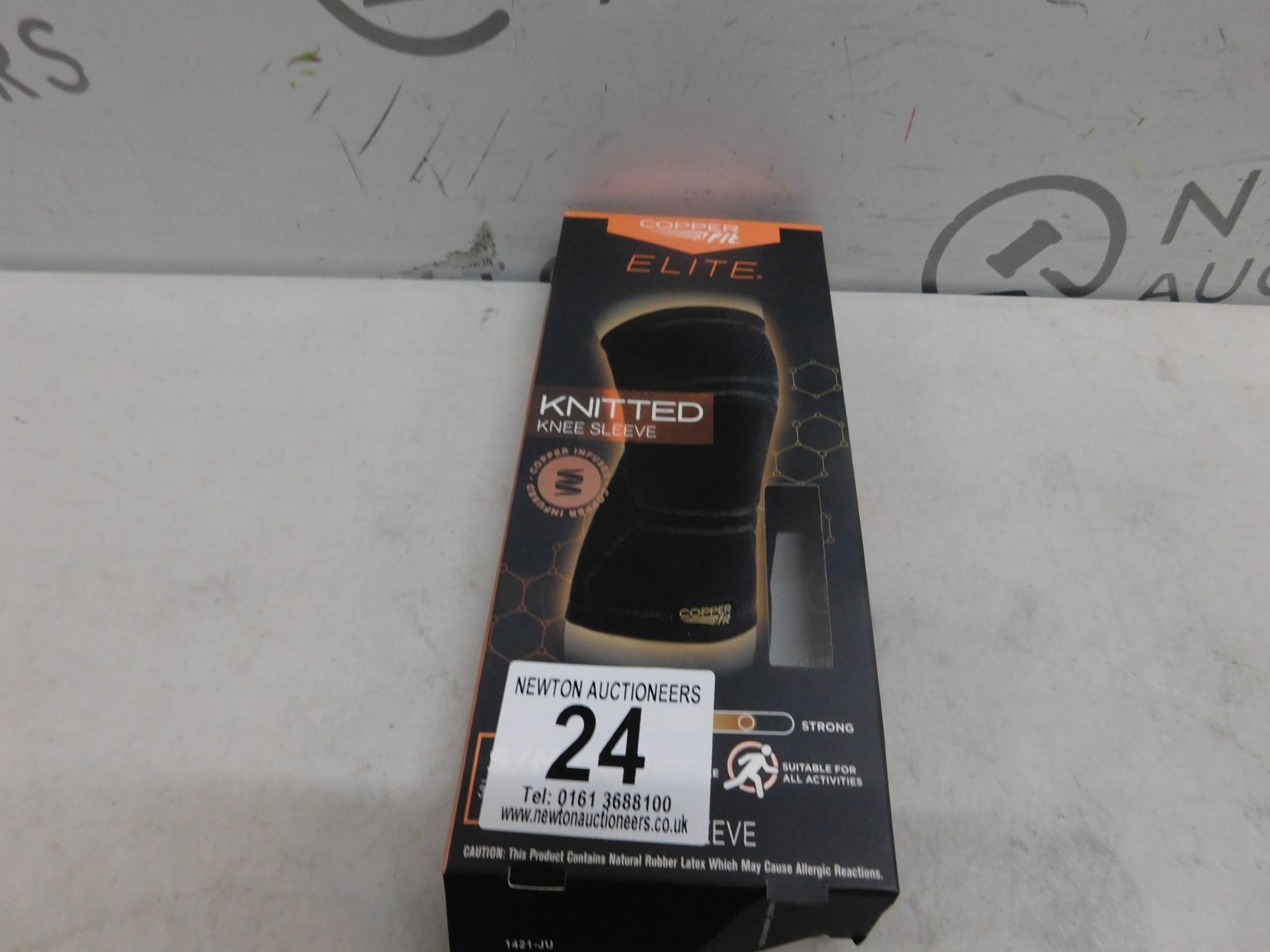 1 BOXED COPPER FIT ELITE KNEE SLEEVE SIZE S/M RRP Â£19