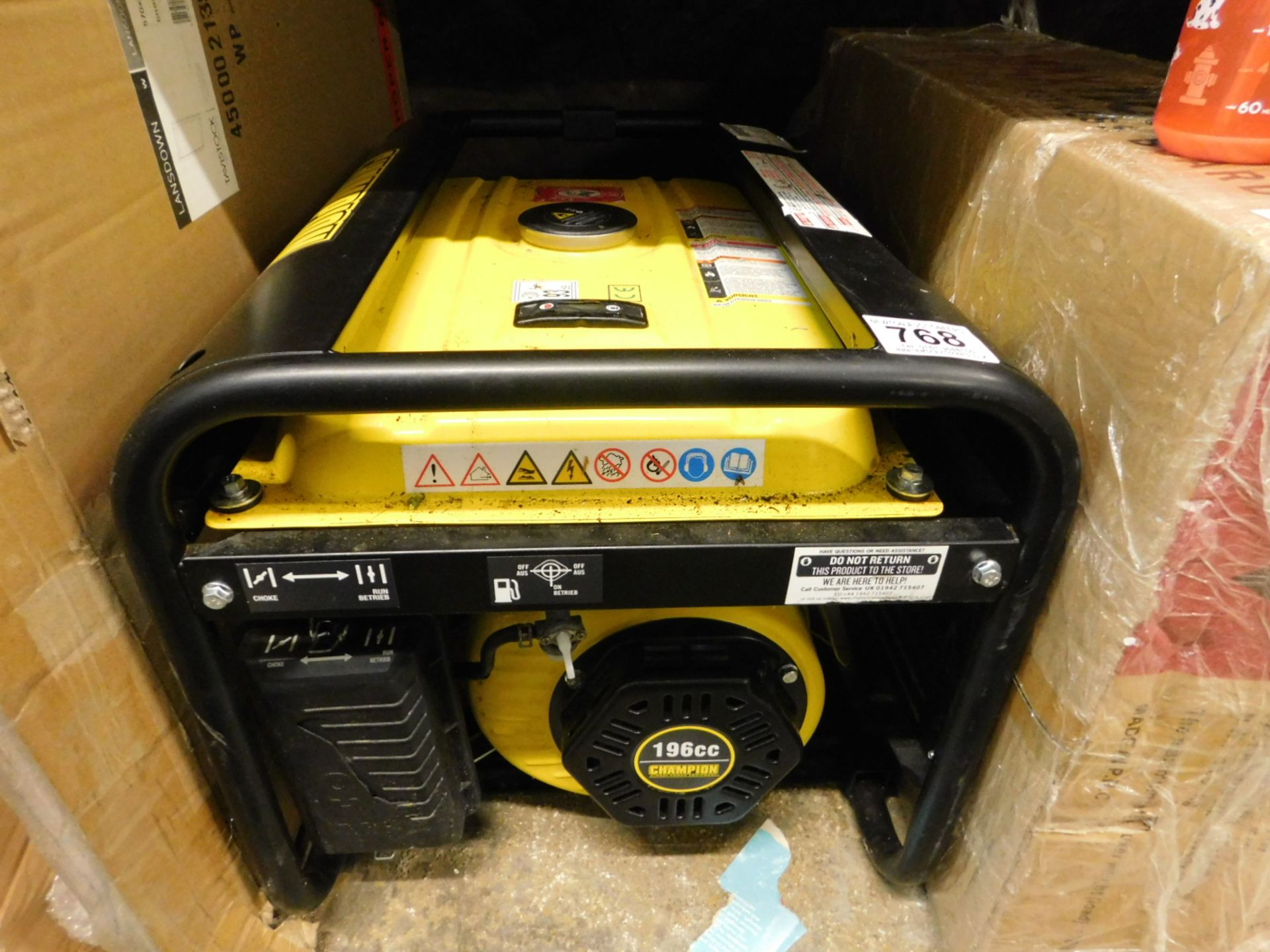 1 CHAMPION 196CC CPG3500 50HZ 120/240V PETROL GENERATOR RRP Â£349.99