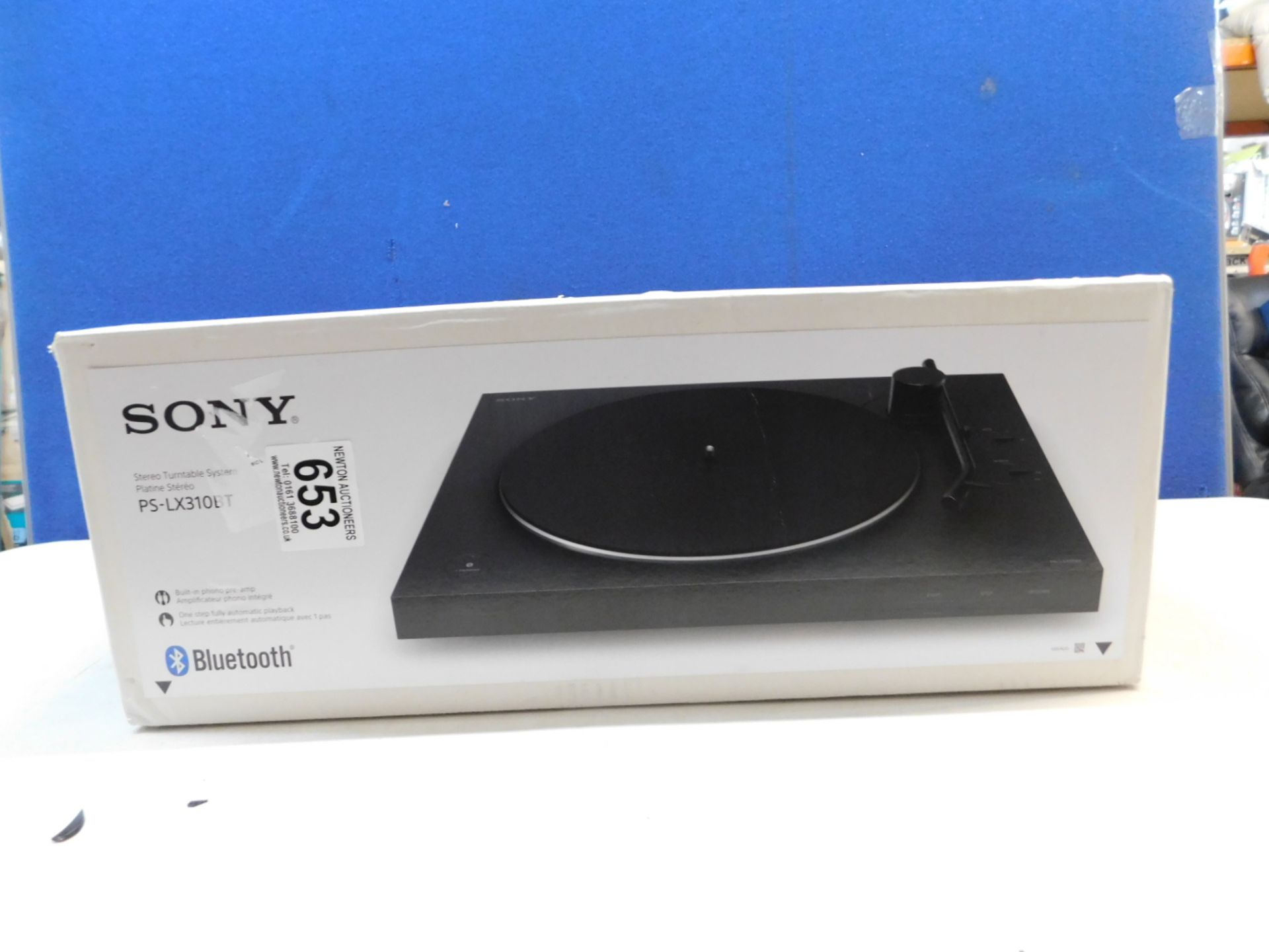 1 BOXED SONY PS-LX310BT BELT DRIVE BLUETOOTH TURNTABLE RRP Â£249