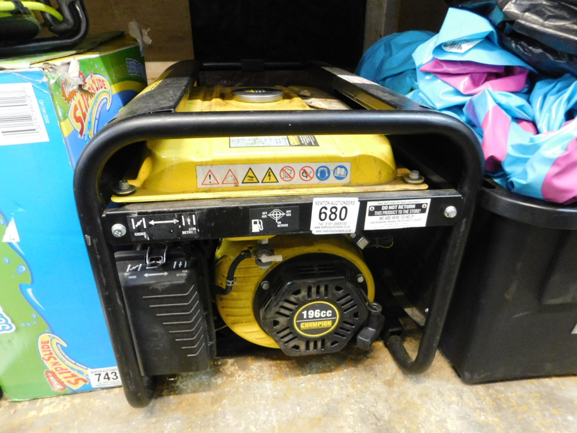 1 CHAMPION 196CC CPG3500 50HZ 120/240V PETROL GENERATOR RRP Â£349.99