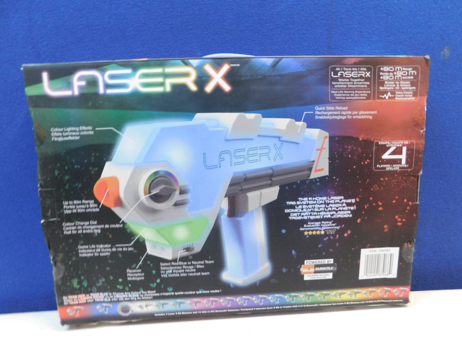 1 BOXED LASER X REVOLUTION 4 BLASTER LASER TOY GAME (6+ YEARS) RRP Â£69.99