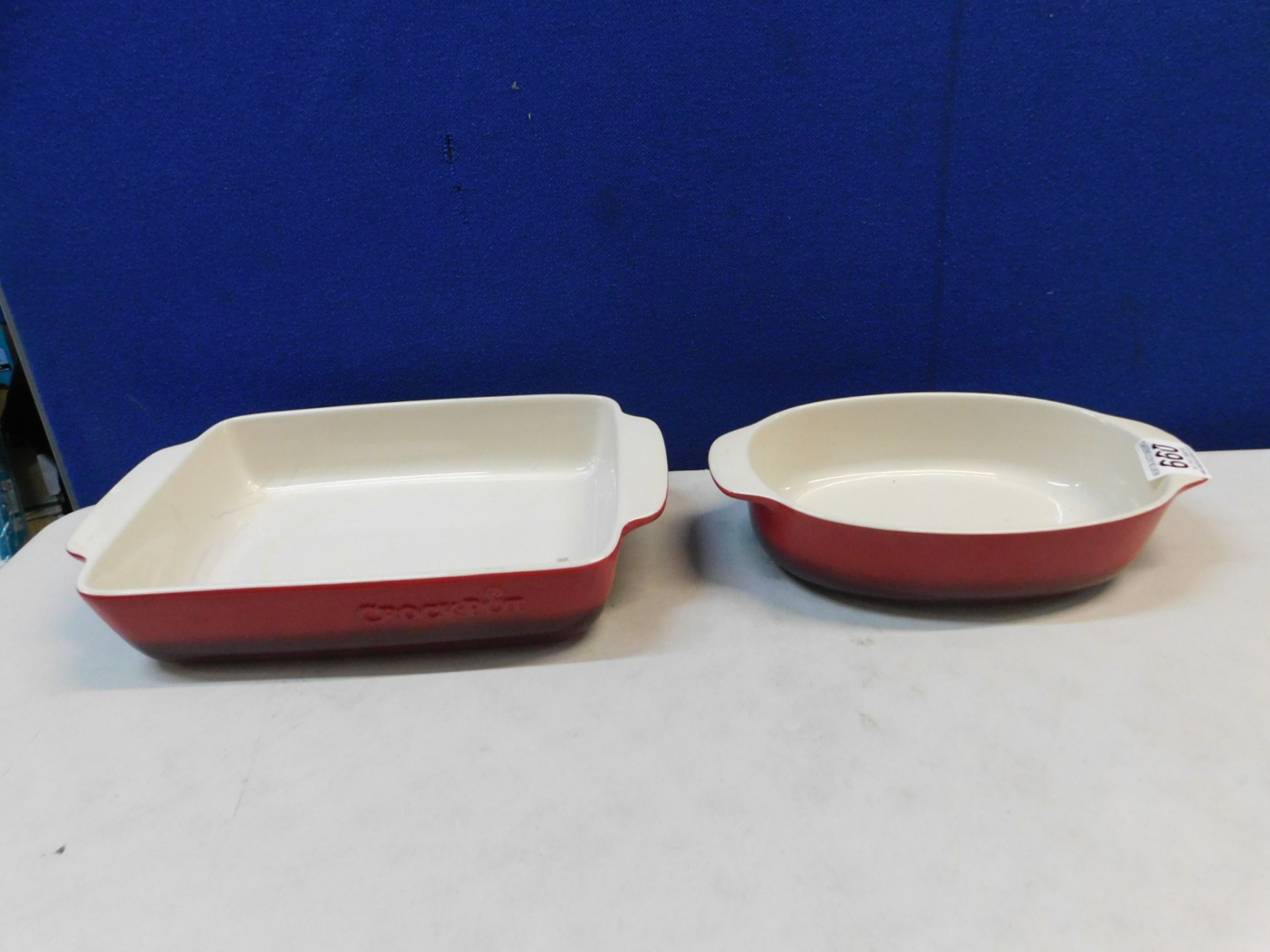 2 CROCK POT CERAMIC BAKING PANS RRP Â£39.99