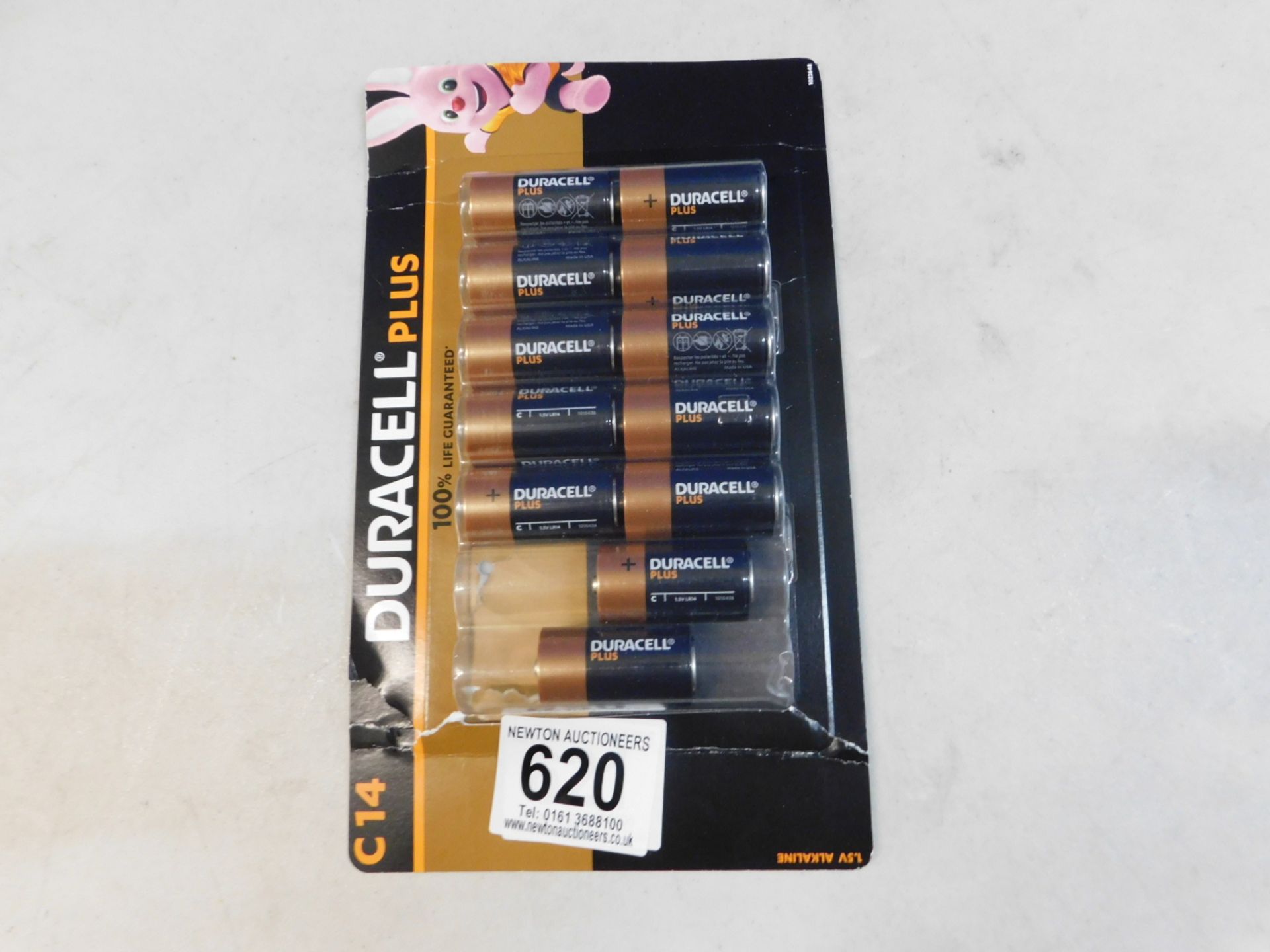 1 PACK OF DURACELL PLUS POWER C BATTERIES RRP Â£19.99