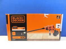 1 BOXED BLACK AND DECKER 18V 2AH 24 BAR LI-ION CORDLESS PRESSURE WASHER / POWER CLEANER RRP Â£129.