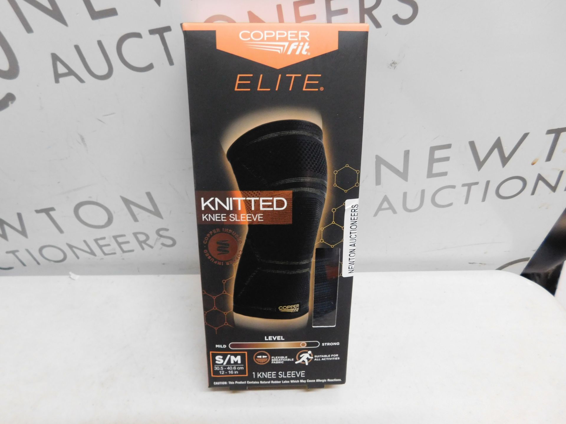 1 BOXED COPPER FIT ELITE KNEE SLEEVE SIZE S/M RRP Â£19