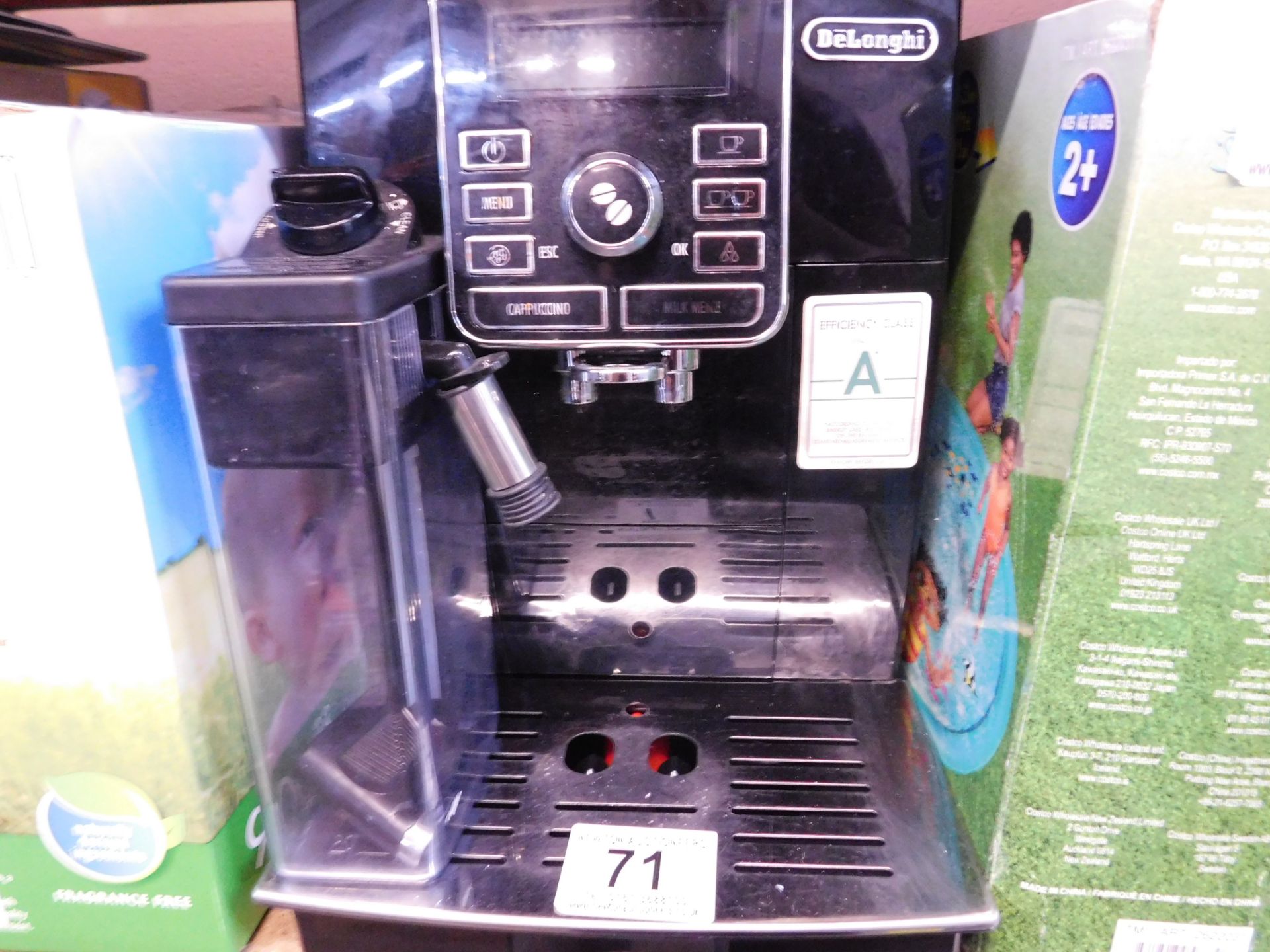 1 DELONGHI MAGNIFICA BEAN TO CUP COFFEE MACHINE ECAM25.462.B RRP Â£425.99